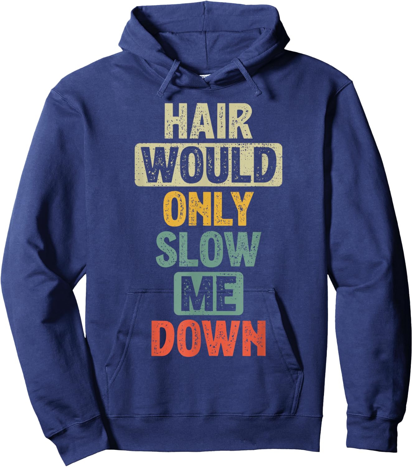 Hilarious Bald majesti Hoodie - Hoodie | Navy