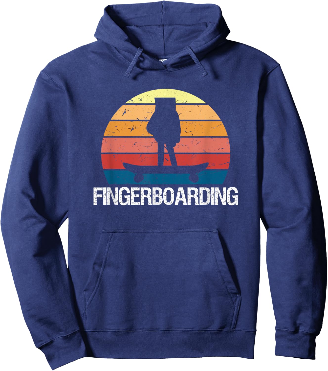 Mini Skateboard Finger Fingerboard Hoodie - Hoodie | Navy