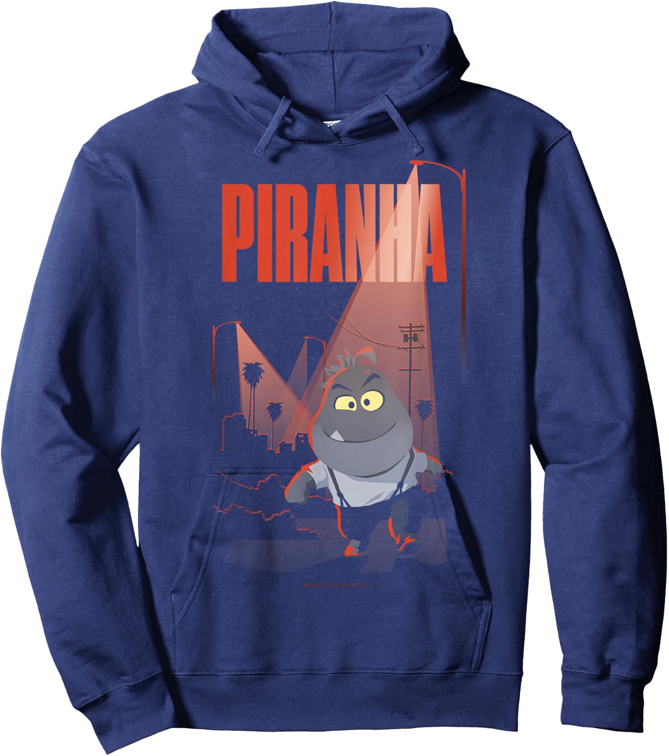 The Bad Guys Mr. Piranha City Street Light Hoodie - Hoodie | Navy