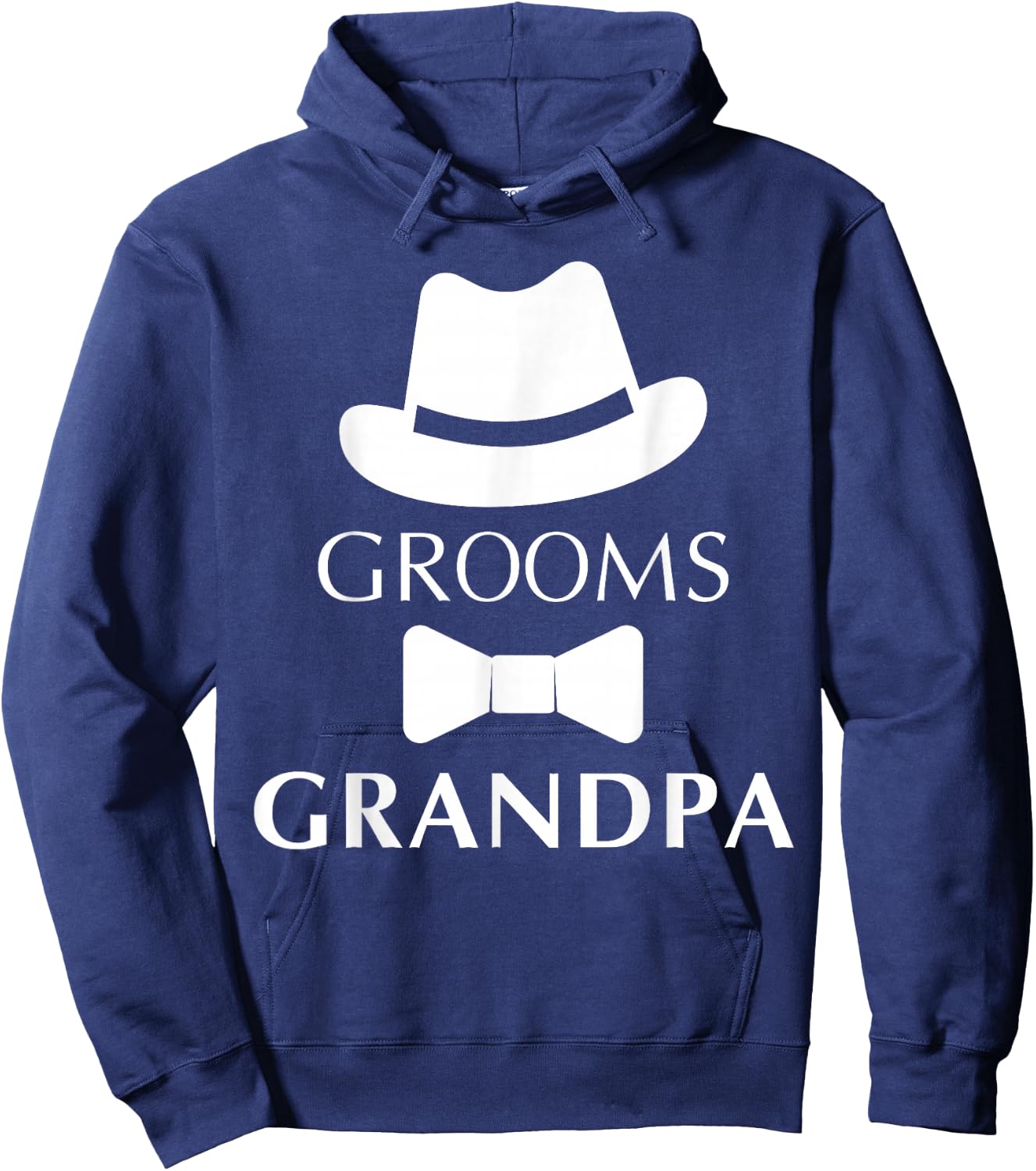 Groom's Grandpa, Grandpa Of The Groom Wedding Hoodie - Hoodie | Navy
