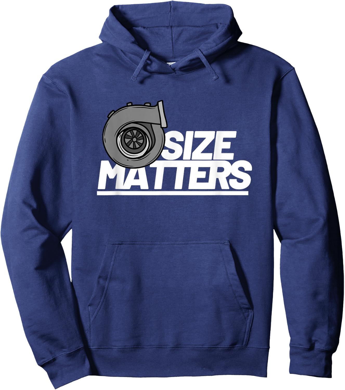Size Matters Turbo Car Show Hoodie - Hoodie | Navy