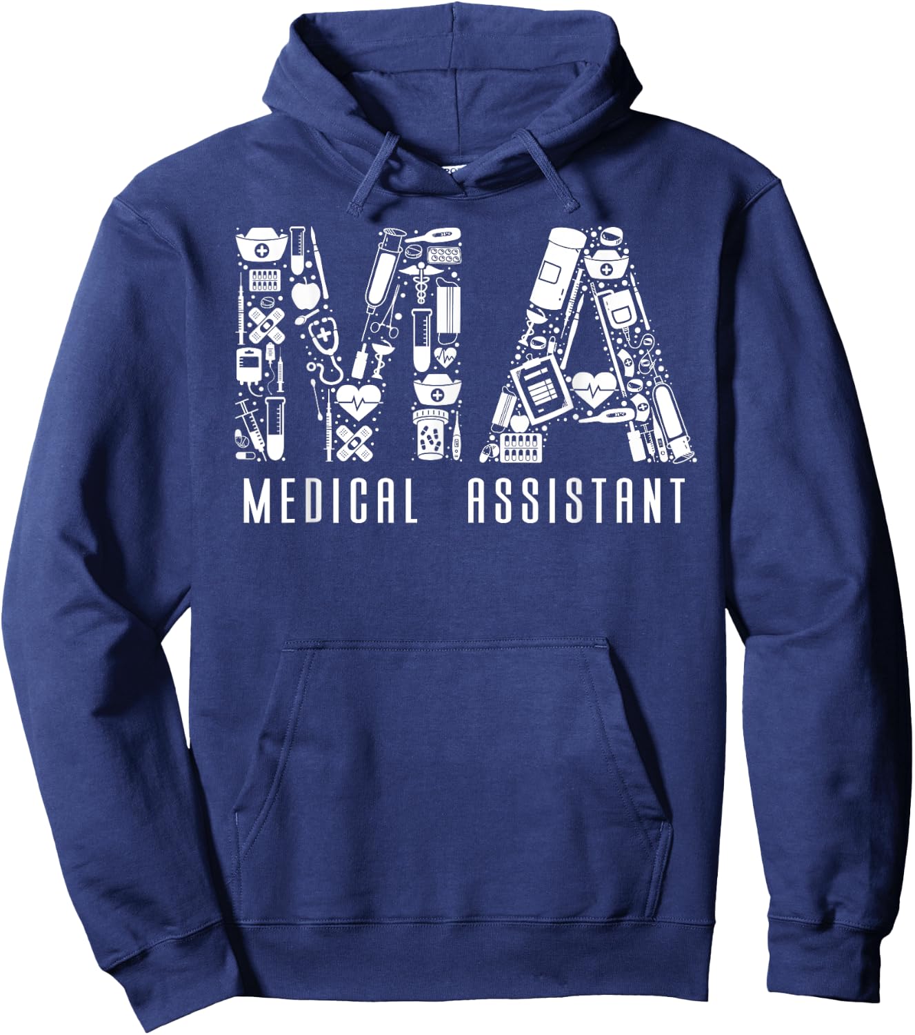 Certified Medical Assistant CMA Hoodie - Hoodie | Navy