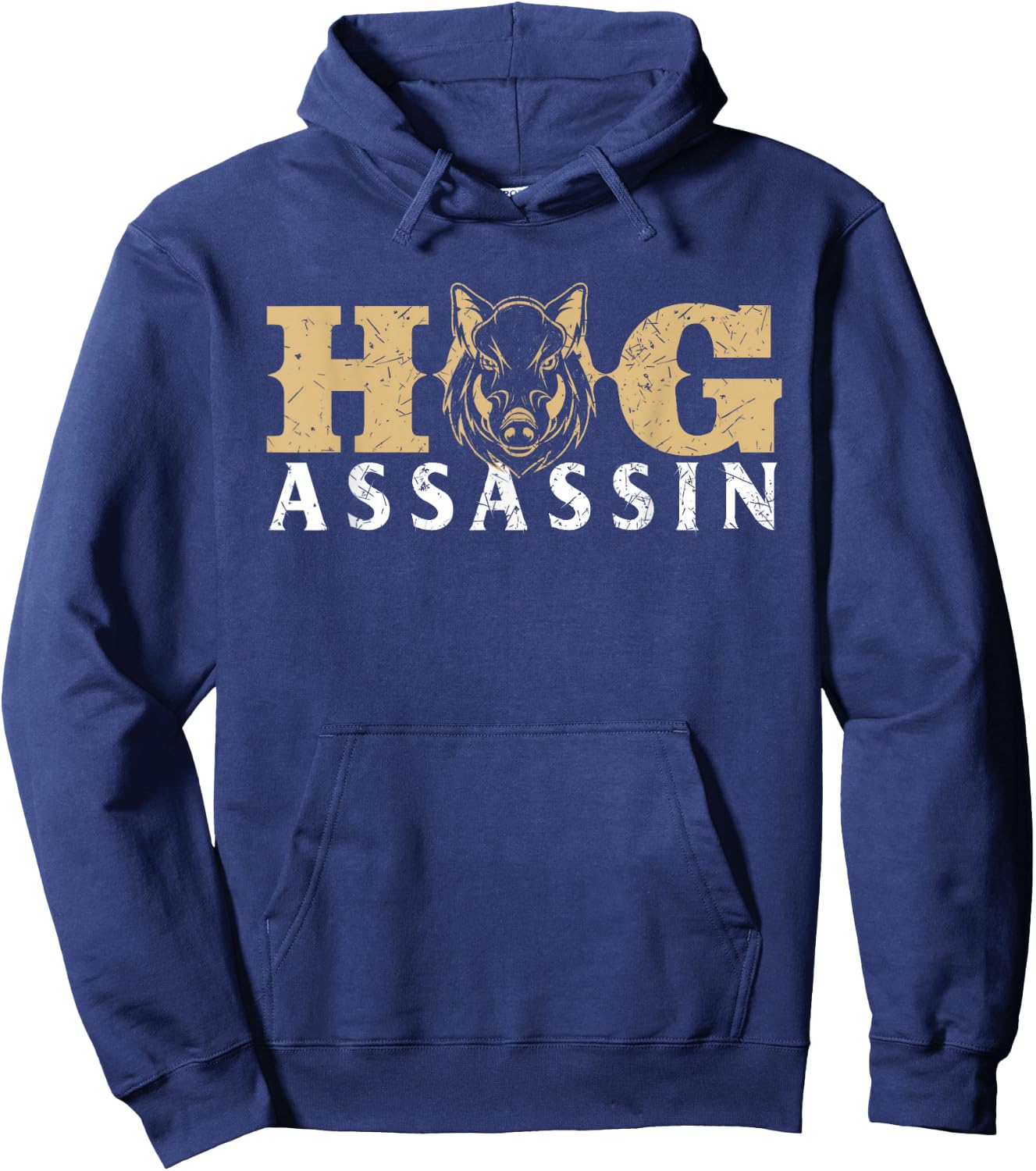 Hog Assassin - Boar Hunting Wild Hog Hunter Hoodie - Hoodie | Navy