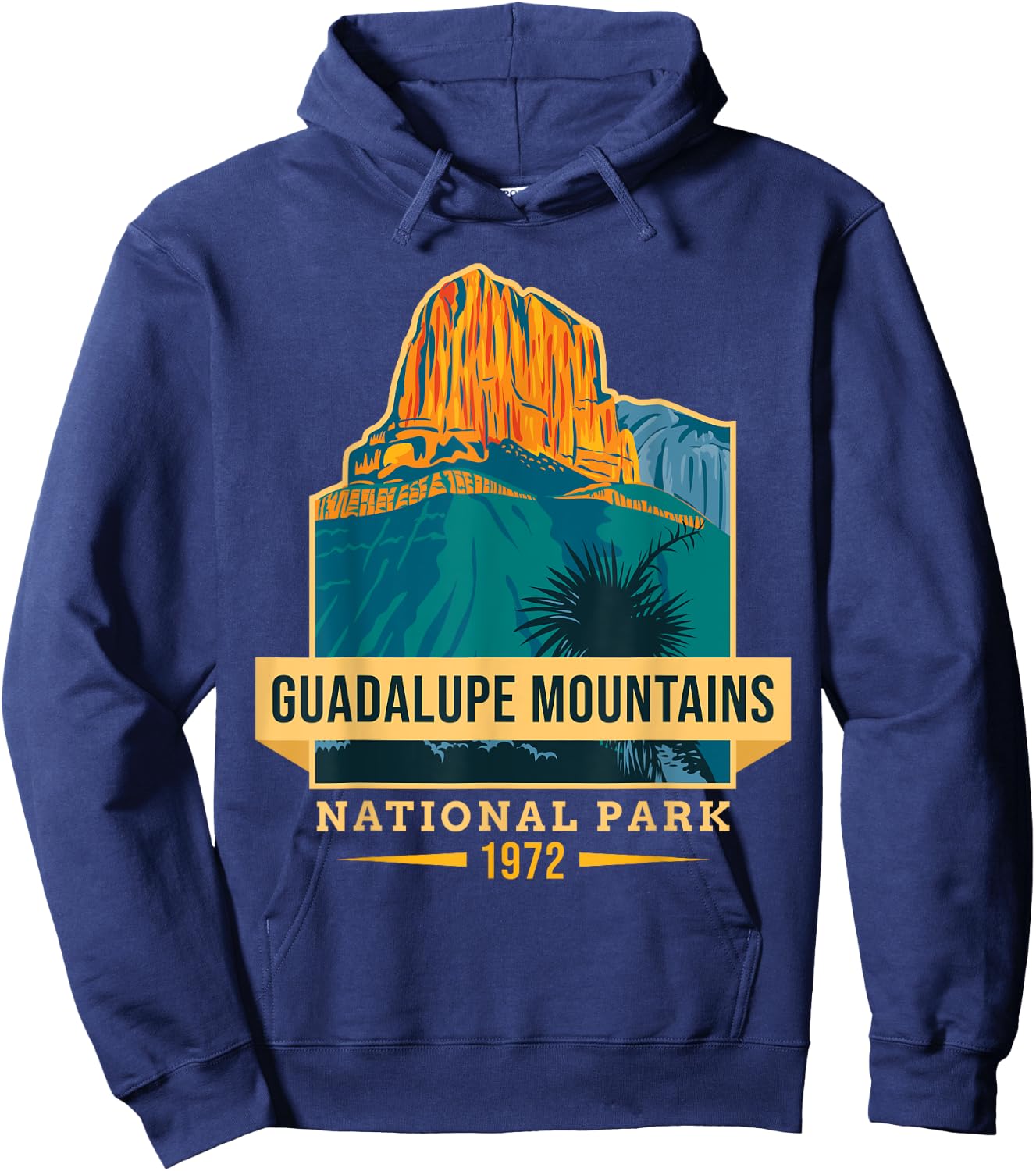 Guadalupe Mountains US National Park Texas Gift Hoodie - Hoodie | Navy