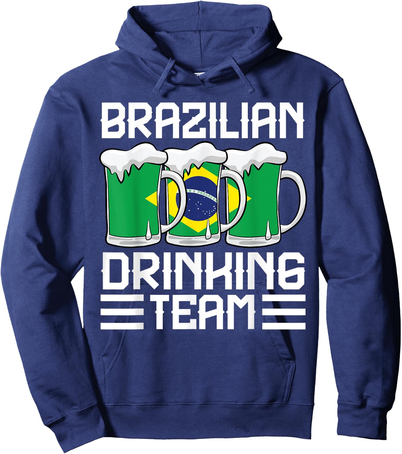 Brazilian Drinking Team Brazil Hoodie - Hoodie | Navy