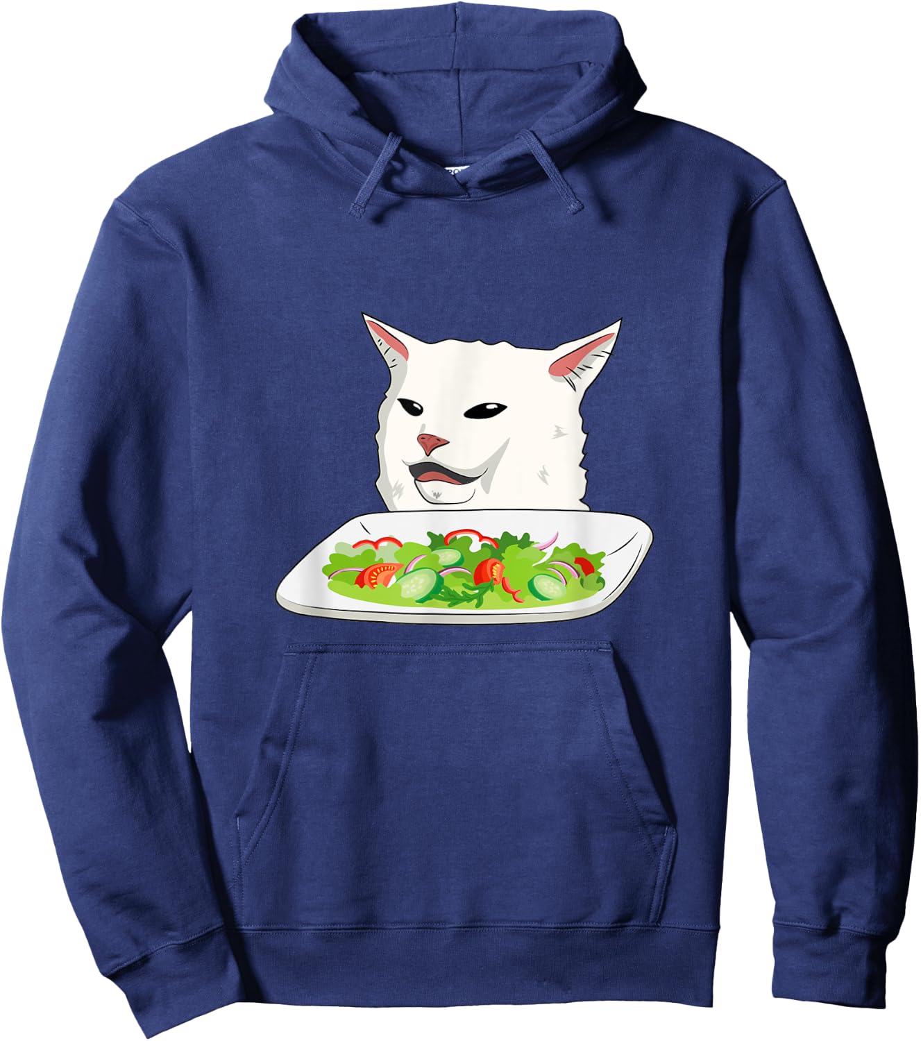 SMUDGE THE CAT - MEME Men Women Kids Hoodie - Hoodie | Navy