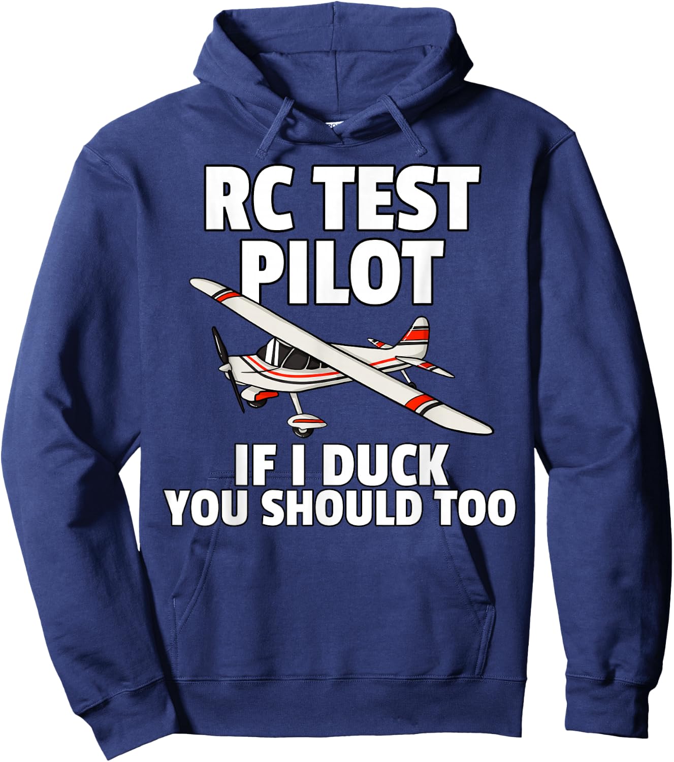 RC Test Pilot For RC Plane Model Airplane Lover Hoodie - Hoodie | Navy