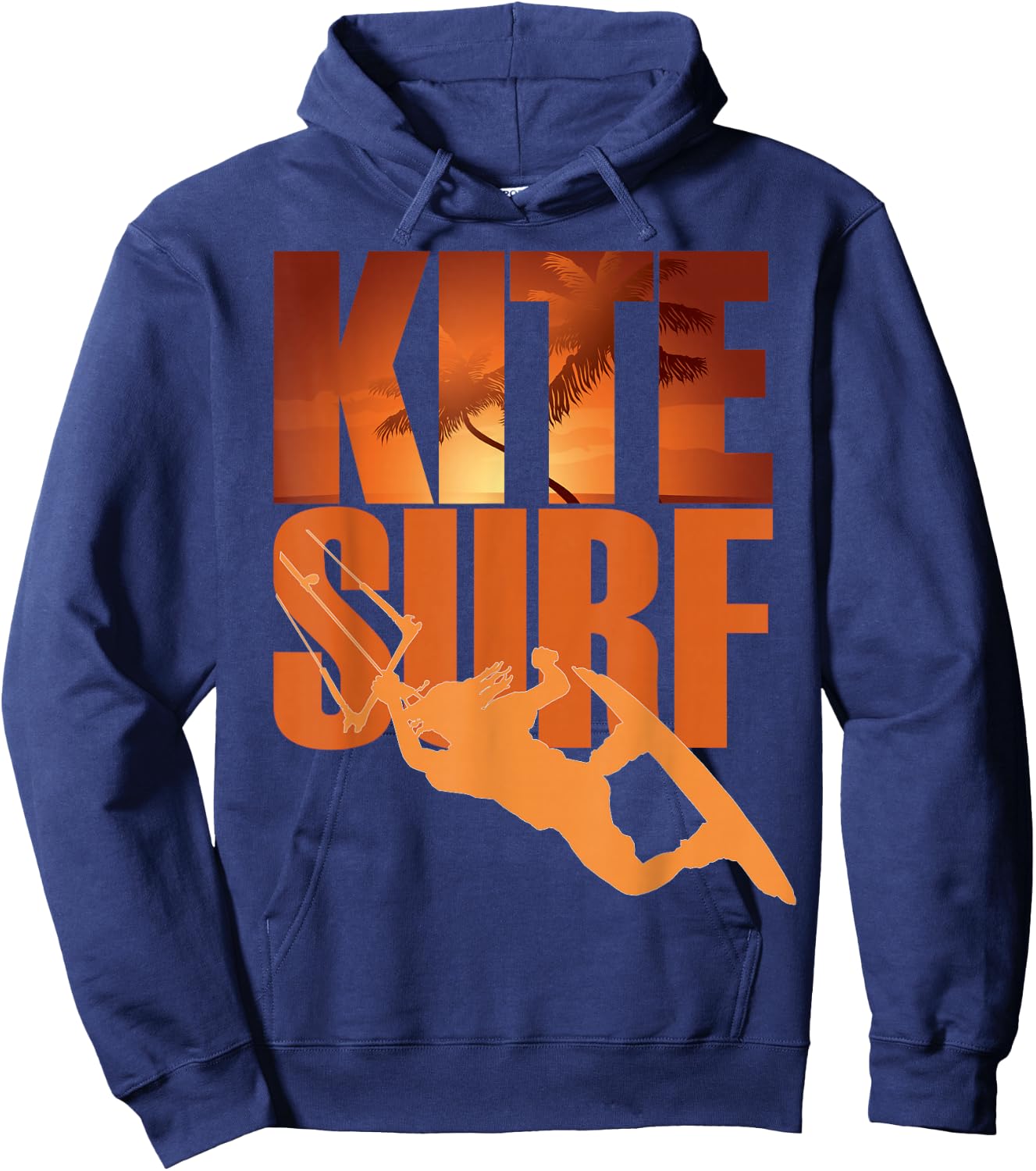 Kiteboarding Kitesurf Kiteboard Beach ks Hoodie - Hoodie | Navy