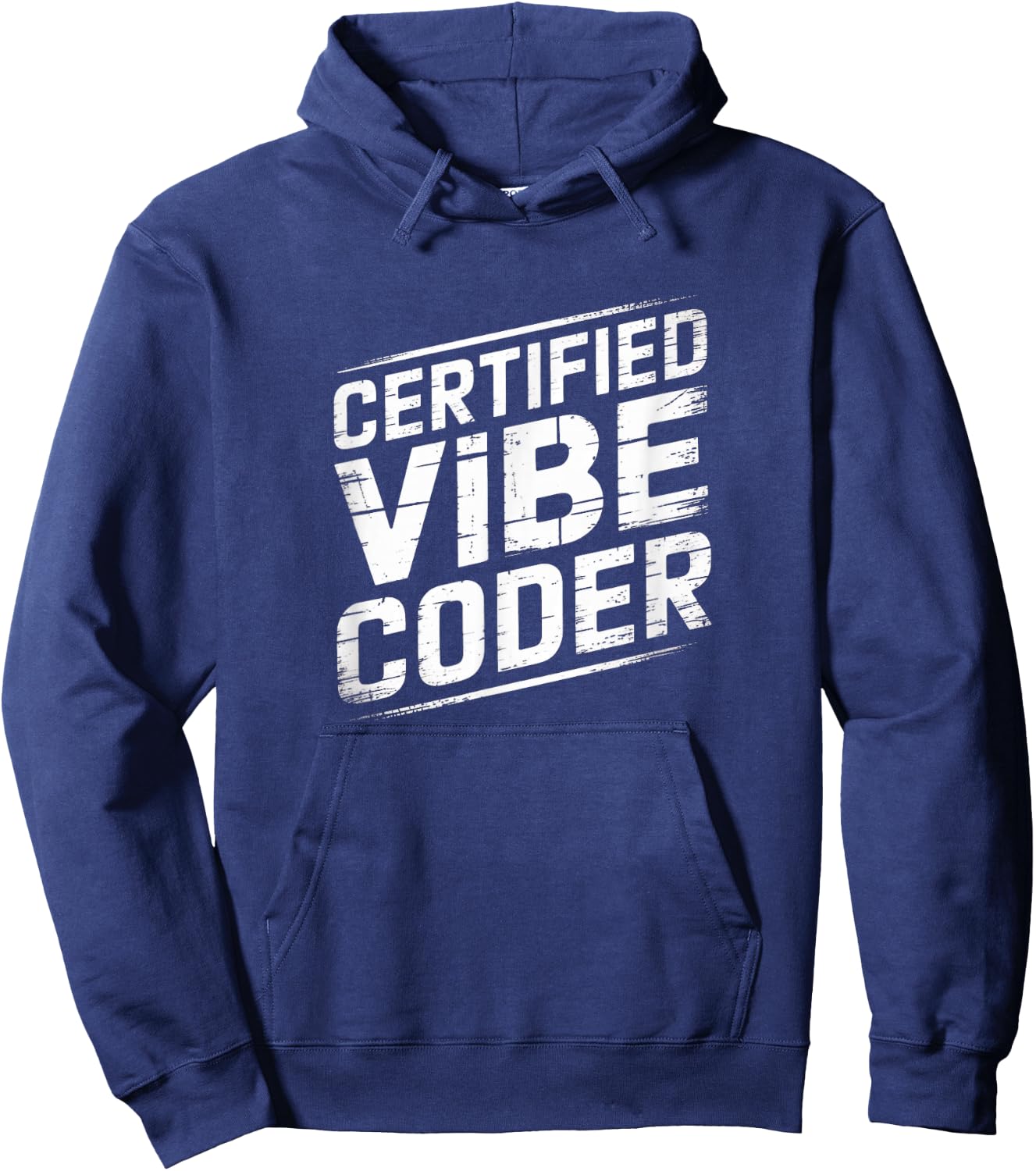 Certified Vibe Coder - Vibe Coding Hoodie - Hoodie | Navy