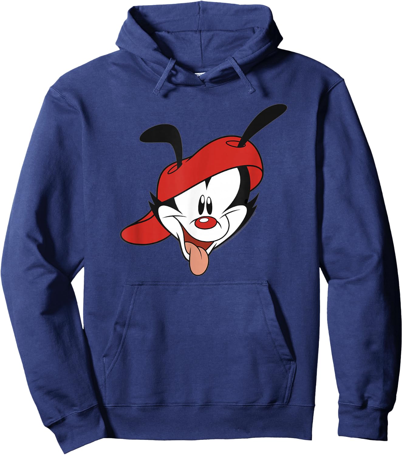 Animaniacs Wakko Big Face Hoodie - Hoodie | Navy