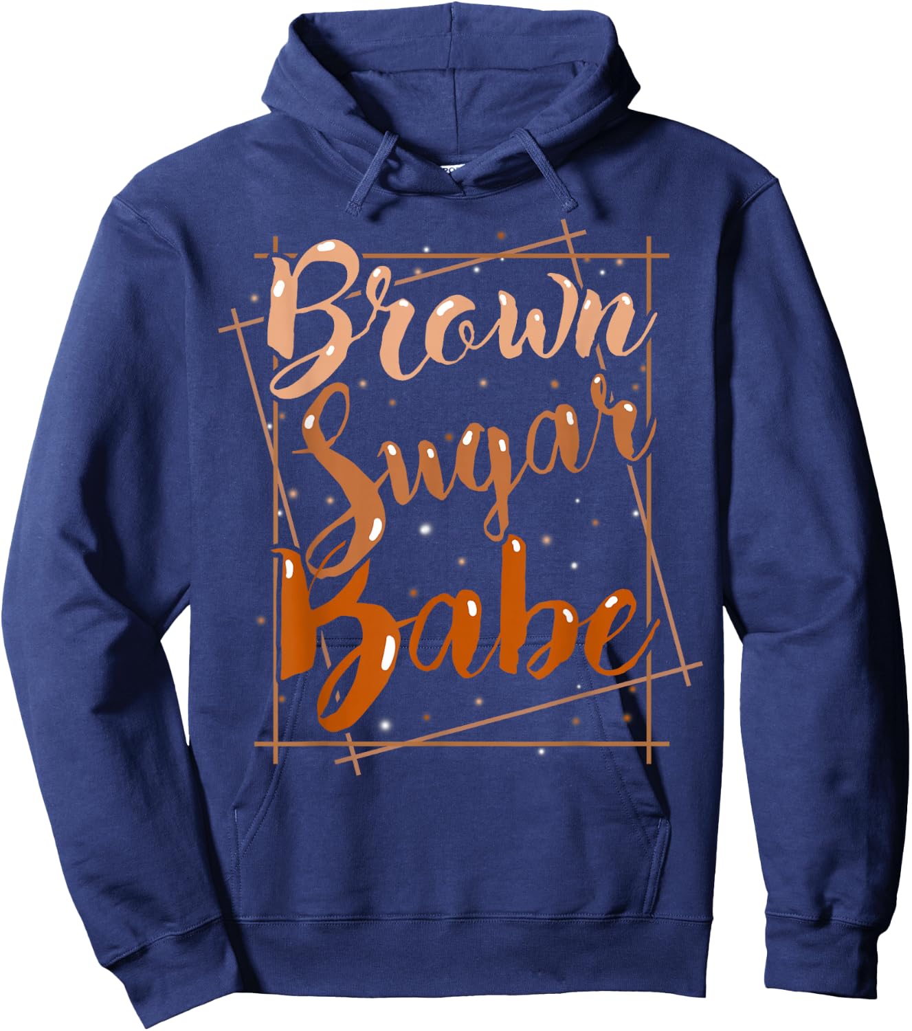 Brown Sugar Babe Women Girls Hoodie - Hoodie | Navy