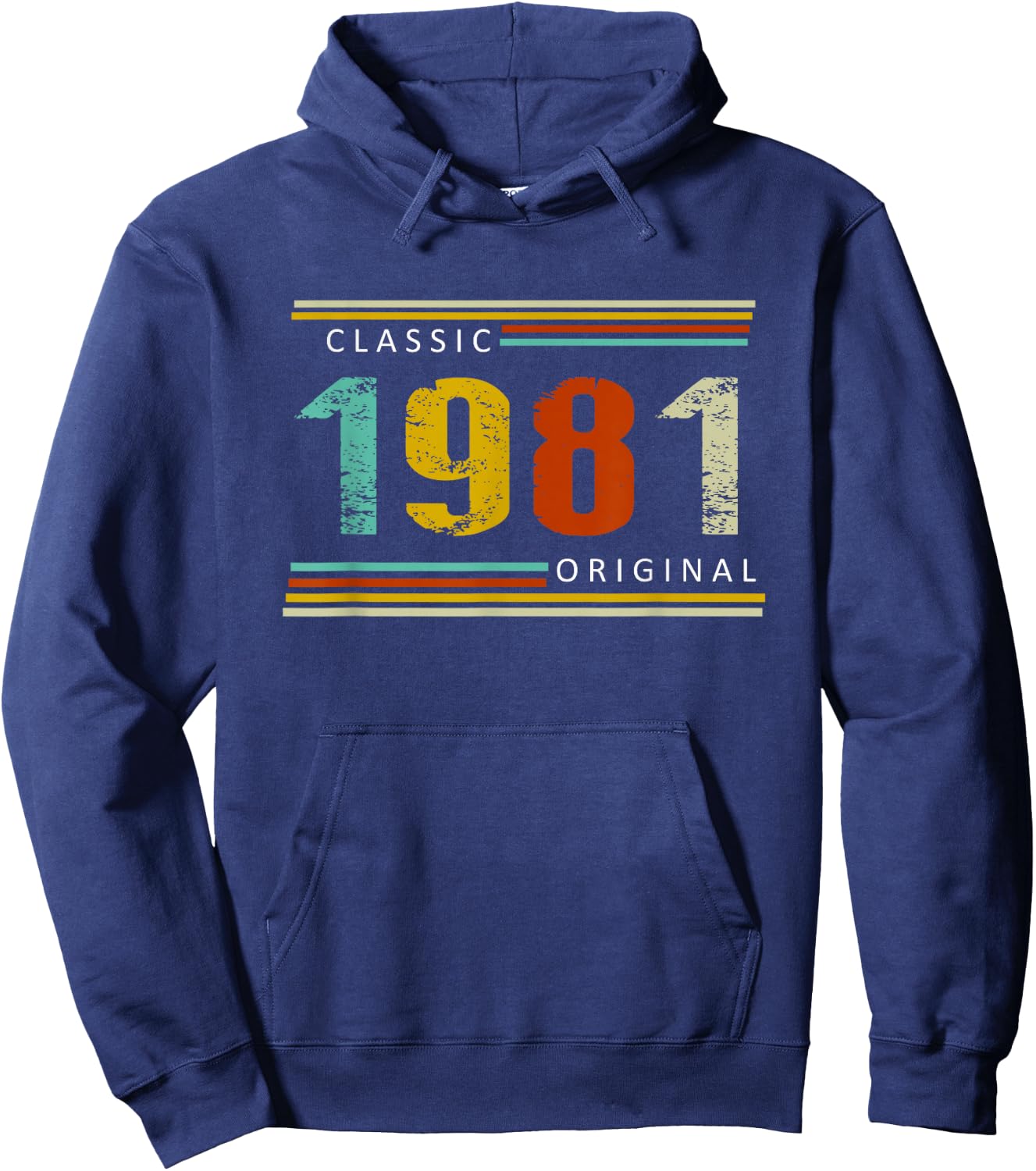 Birthday, Classic of 1981 Original, 44th Retro Hoodie - Hoodie | Navy