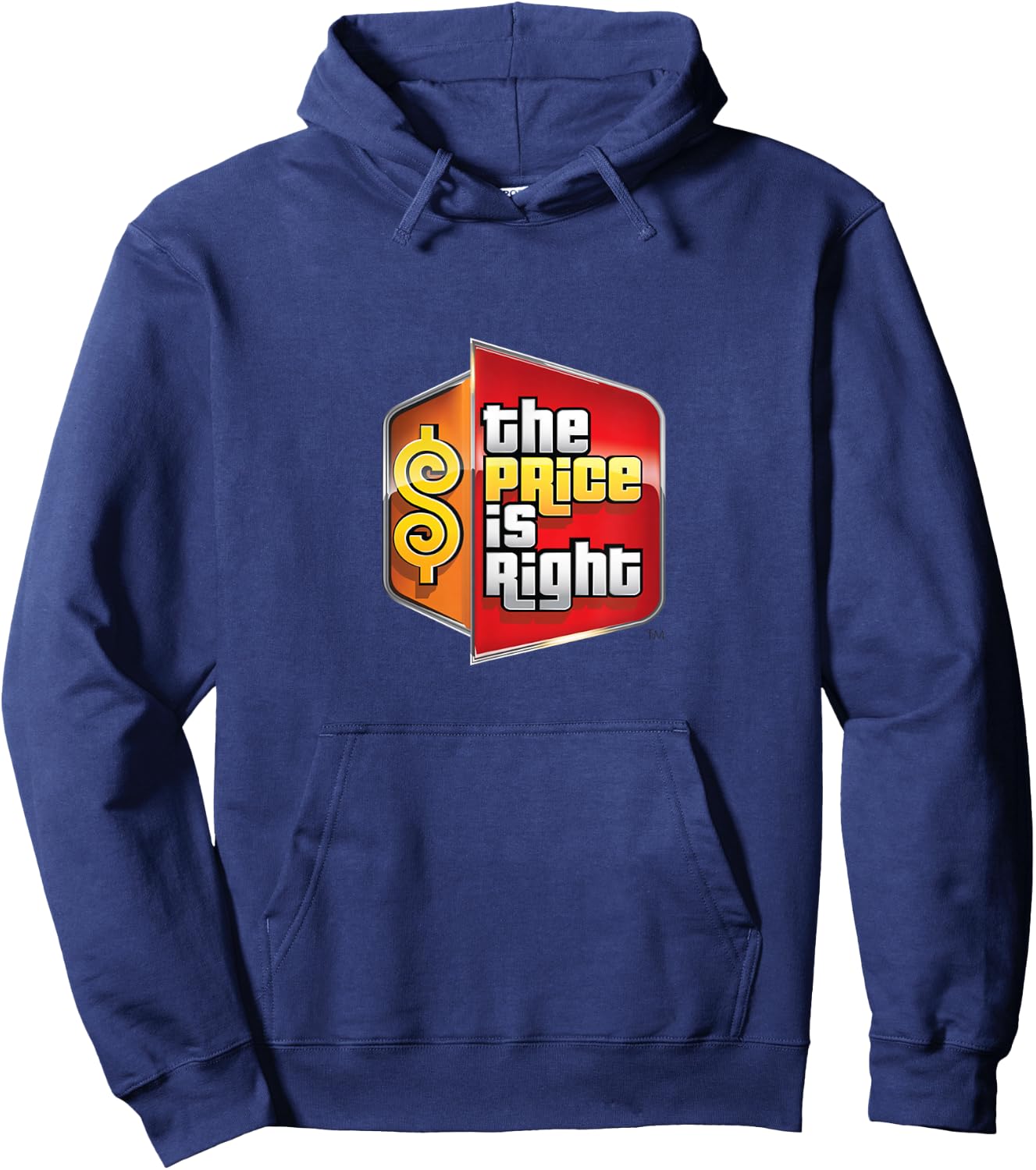 The Price is Right Black Logo - Men's Small Hoodie - Hoodie | Navy