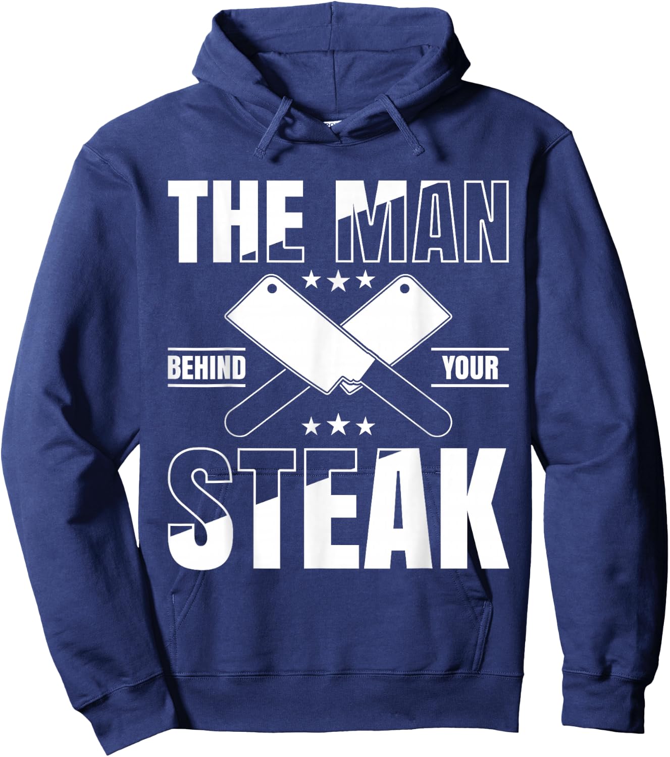 The man behind your steak Butcher Butchery Hoodie - Hoodie | Navy