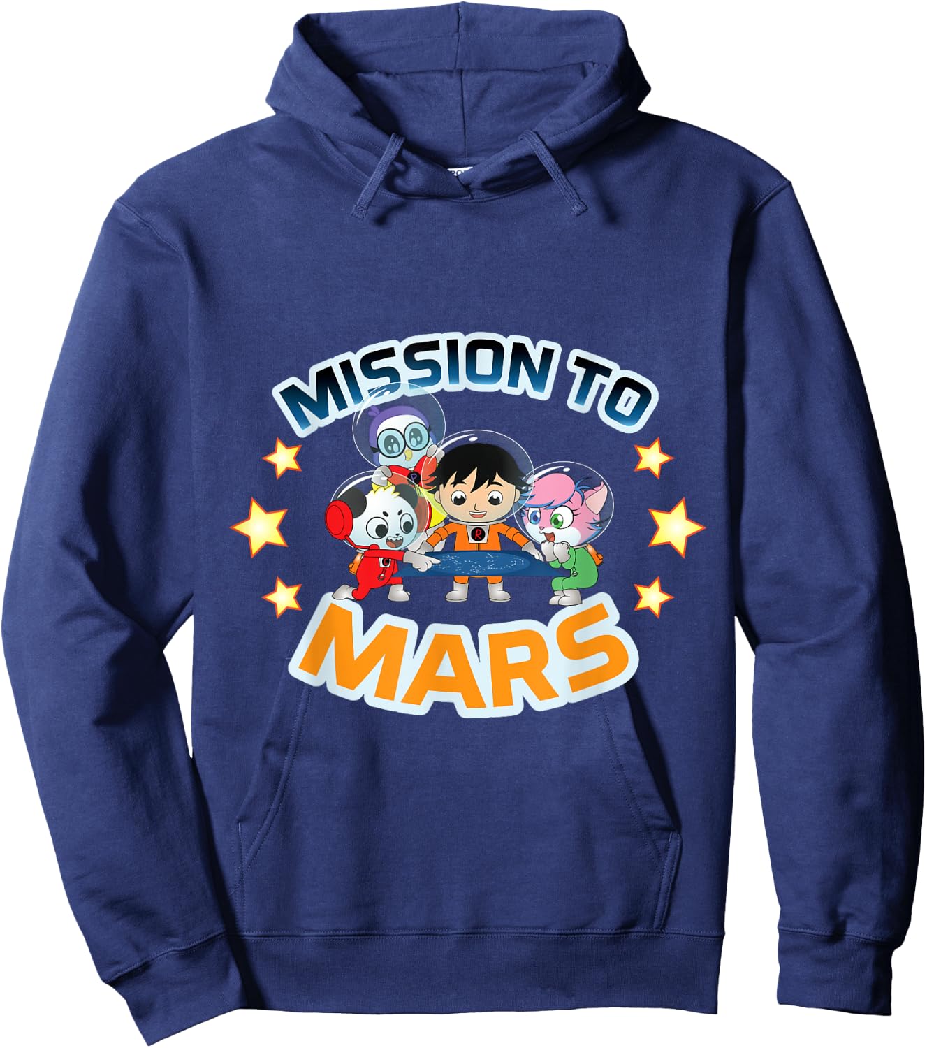 Ryan's World Galaxy Explorers Mission to Mars Hoodie - Hoodie | Navy