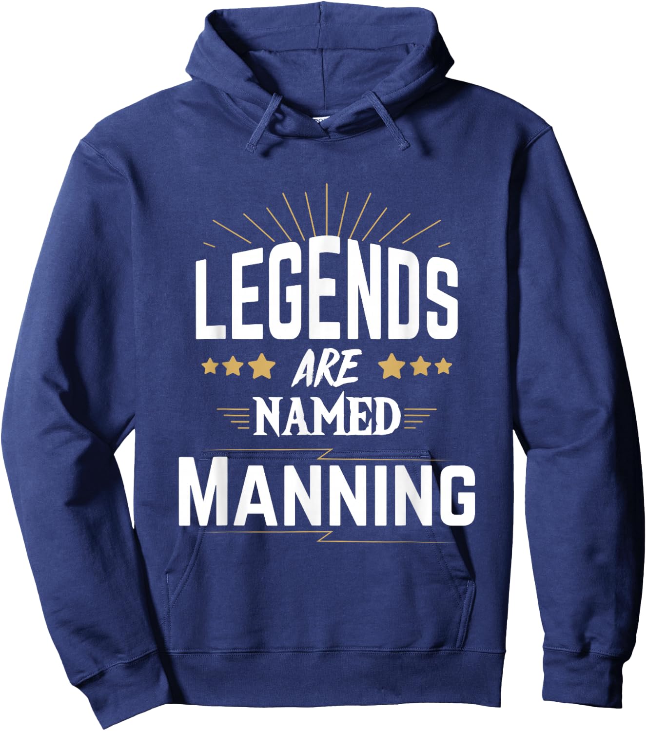 Legends Are Named Manning Hoodie - Hoodie | Navy