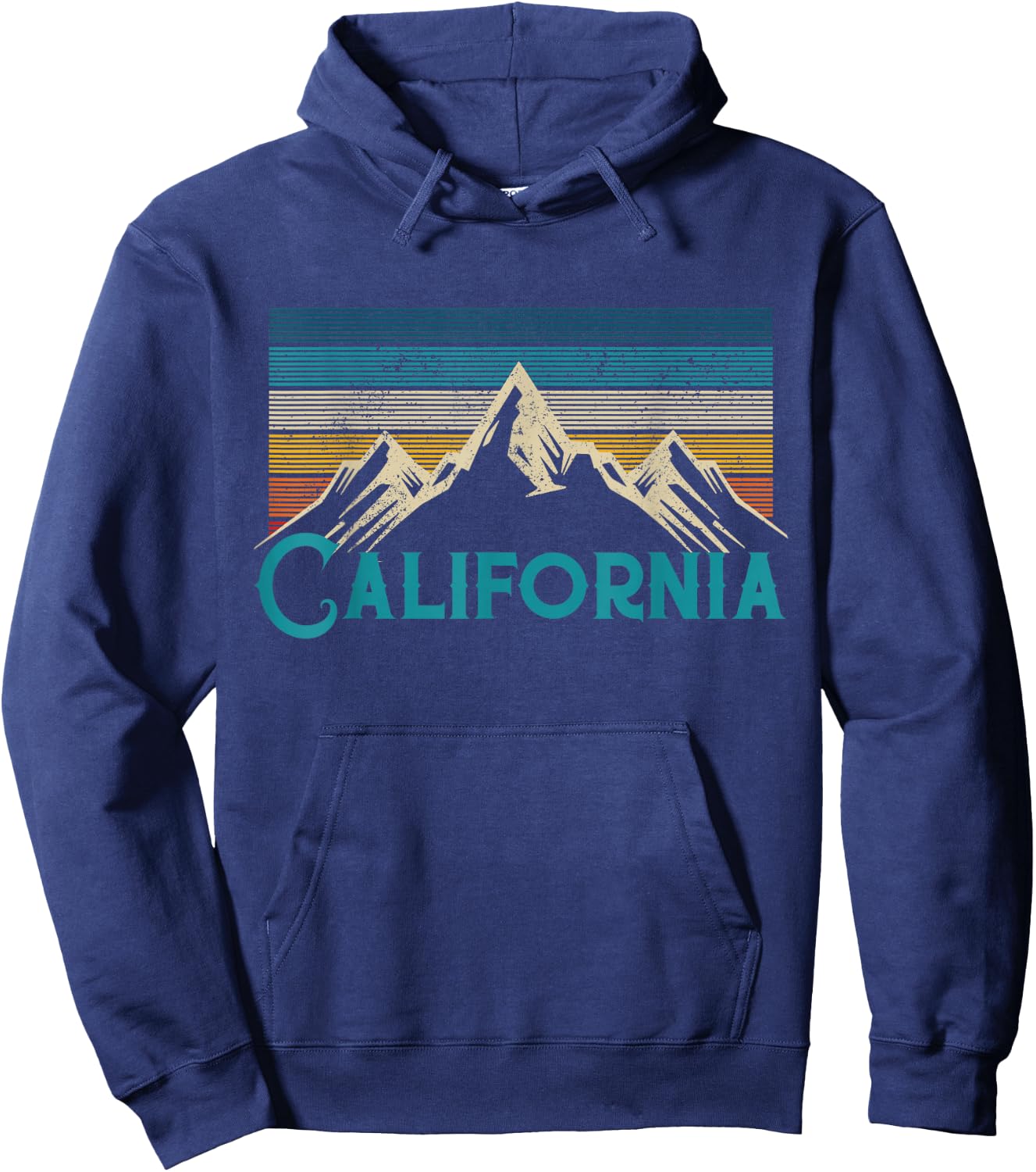 Vintage California Souvenir Hoodie - Hoodie | Navy
