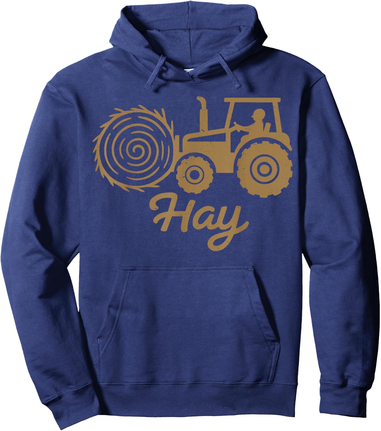 Tractor Hay Farming Farmer Country Life Design Hoodie - Hoodie | Navy