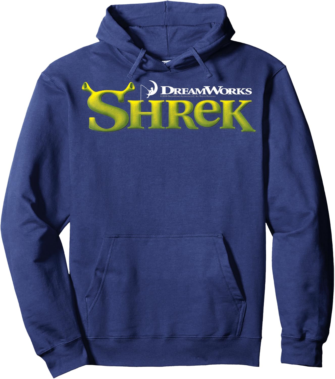Shrek Classic Movie Logo Hoodie - Hoodie | Navy