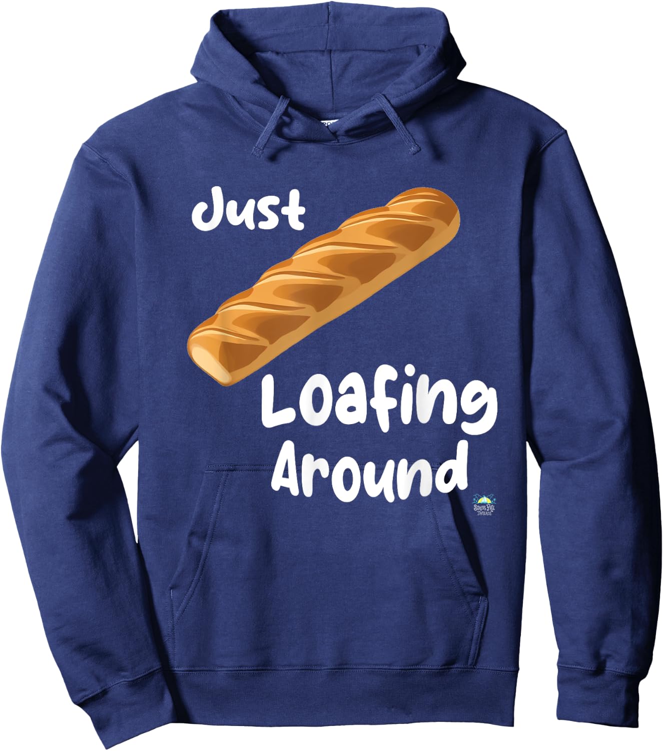 Just Loafing Around Bread Hoodie - Hoodie | Navy