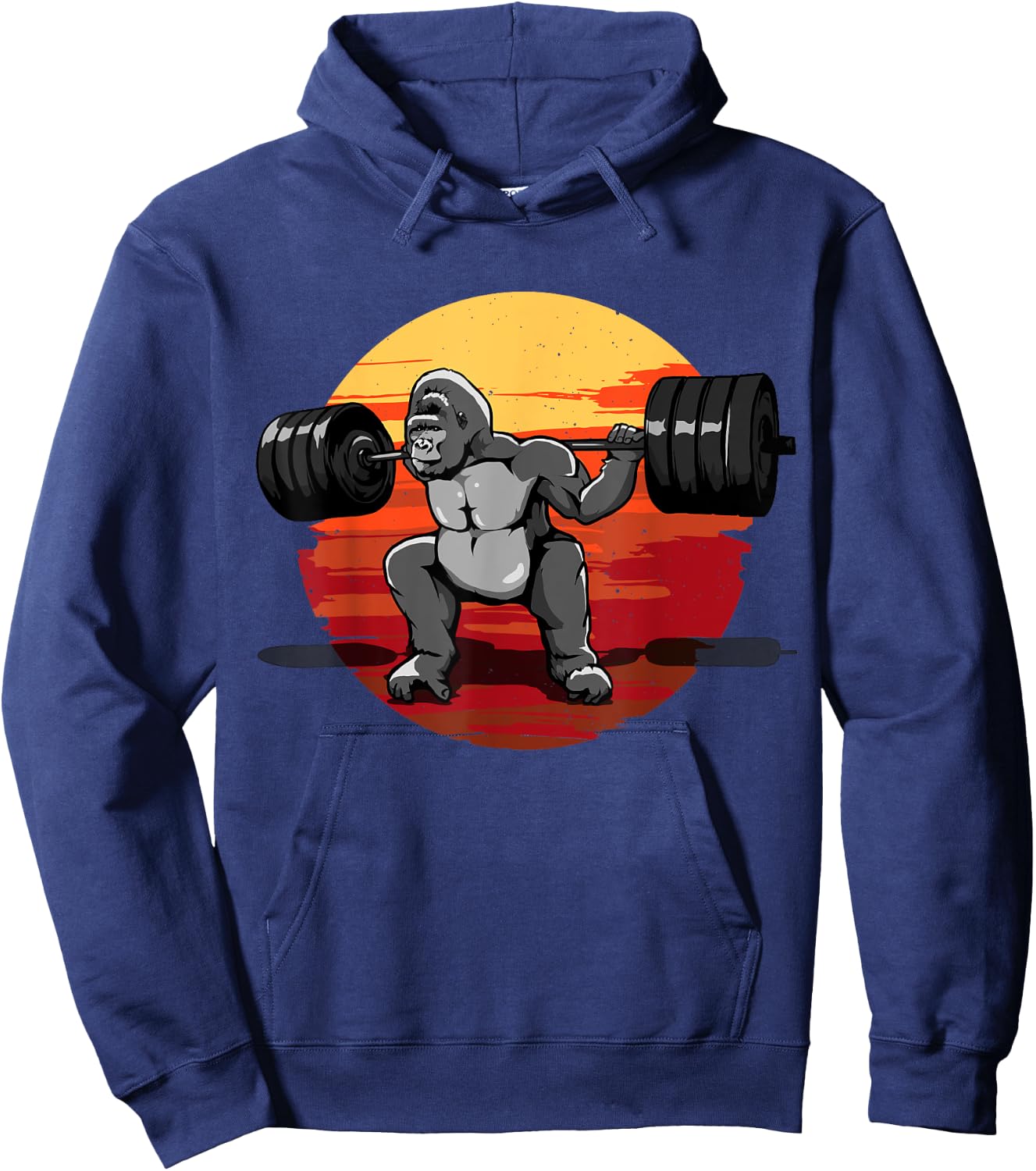 Deadlift Monkey Hoodie - Hoodie | Navy