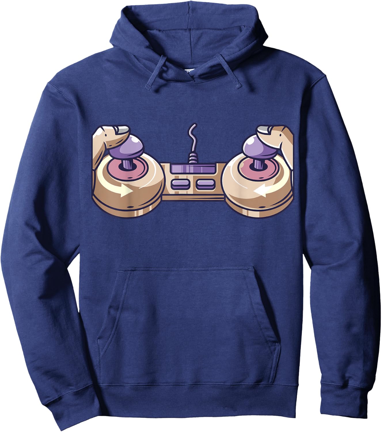 Breast Controller Boobs Game Funny Women Game Hoodie - Hoodie | Navy