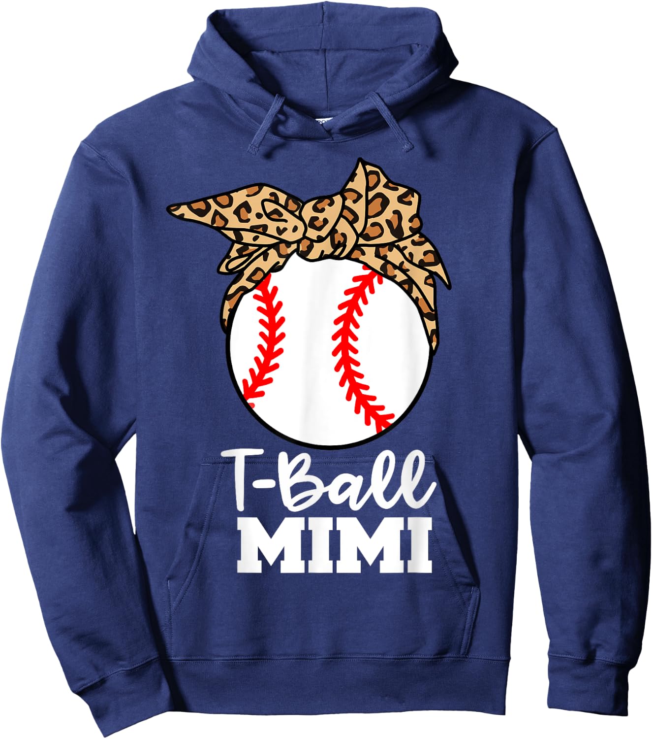 T-Ball Mimi Funny Leopard T-Ball Mimi Hoodie - Hoodie | Navy