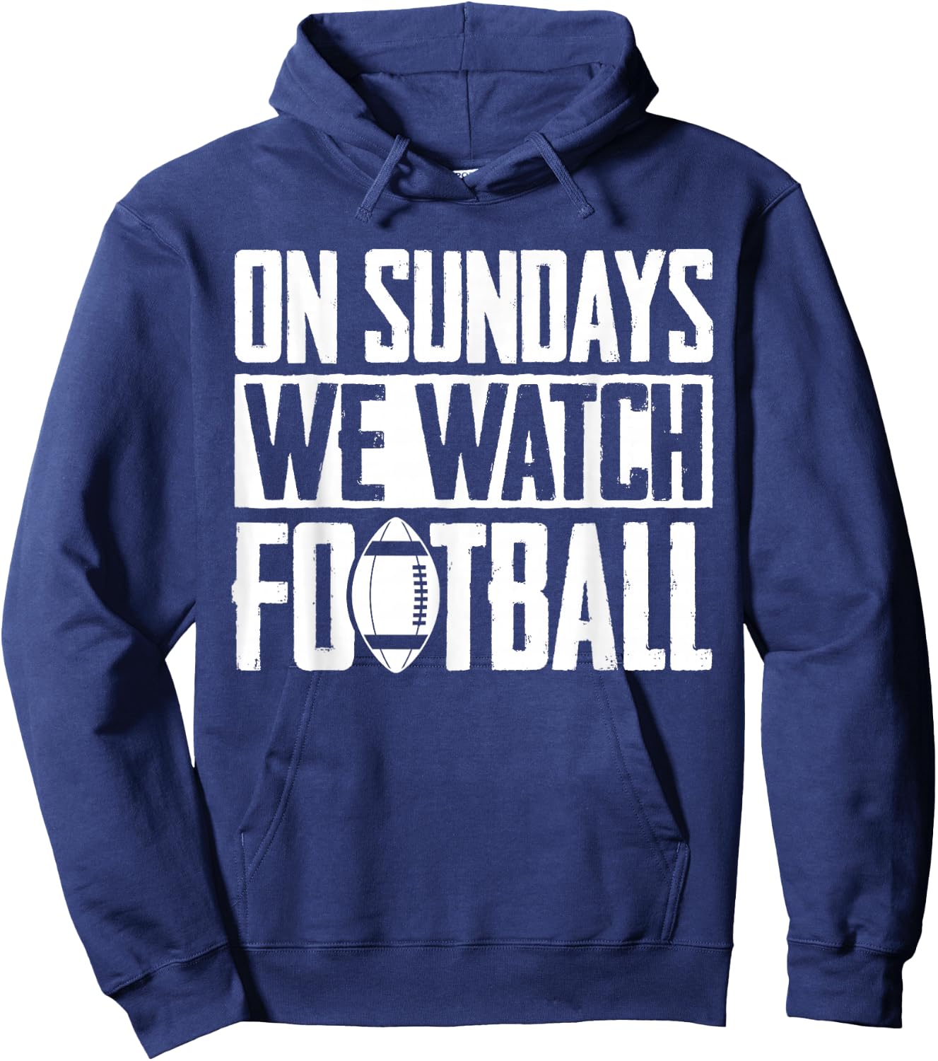 Sonntagsehen wir American Football Hoodie - Hoodie | Navy