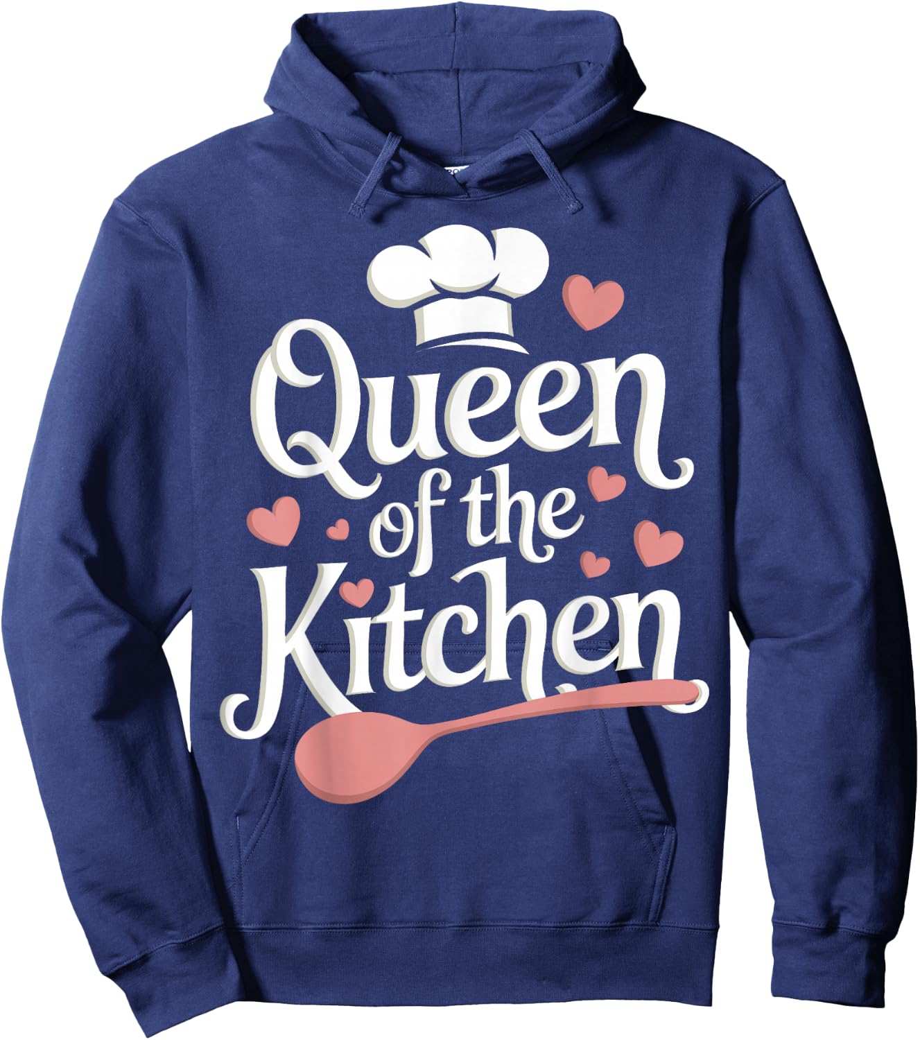 Cooking Queen Of The Kitchen Hoodie - Hoodie | Navy