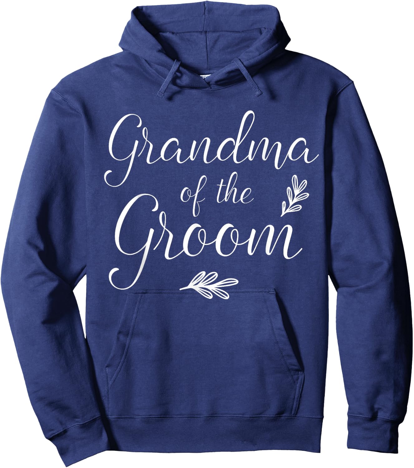 Grandma of The Groom Wedding Shower Hoodie - Hoodie | Navy