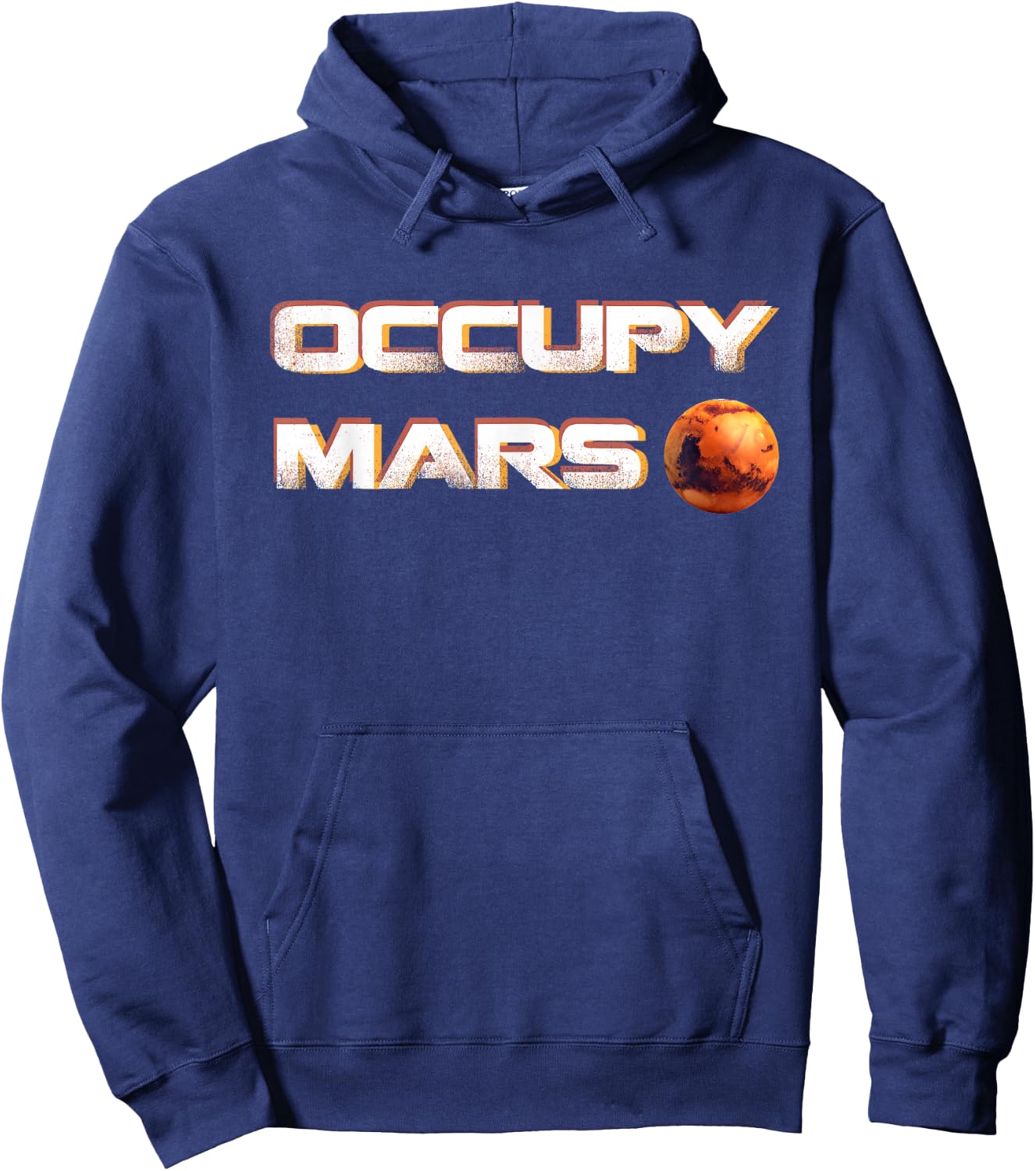 Occupy Mars Space Mission Hoodie - Hoodie | Navy