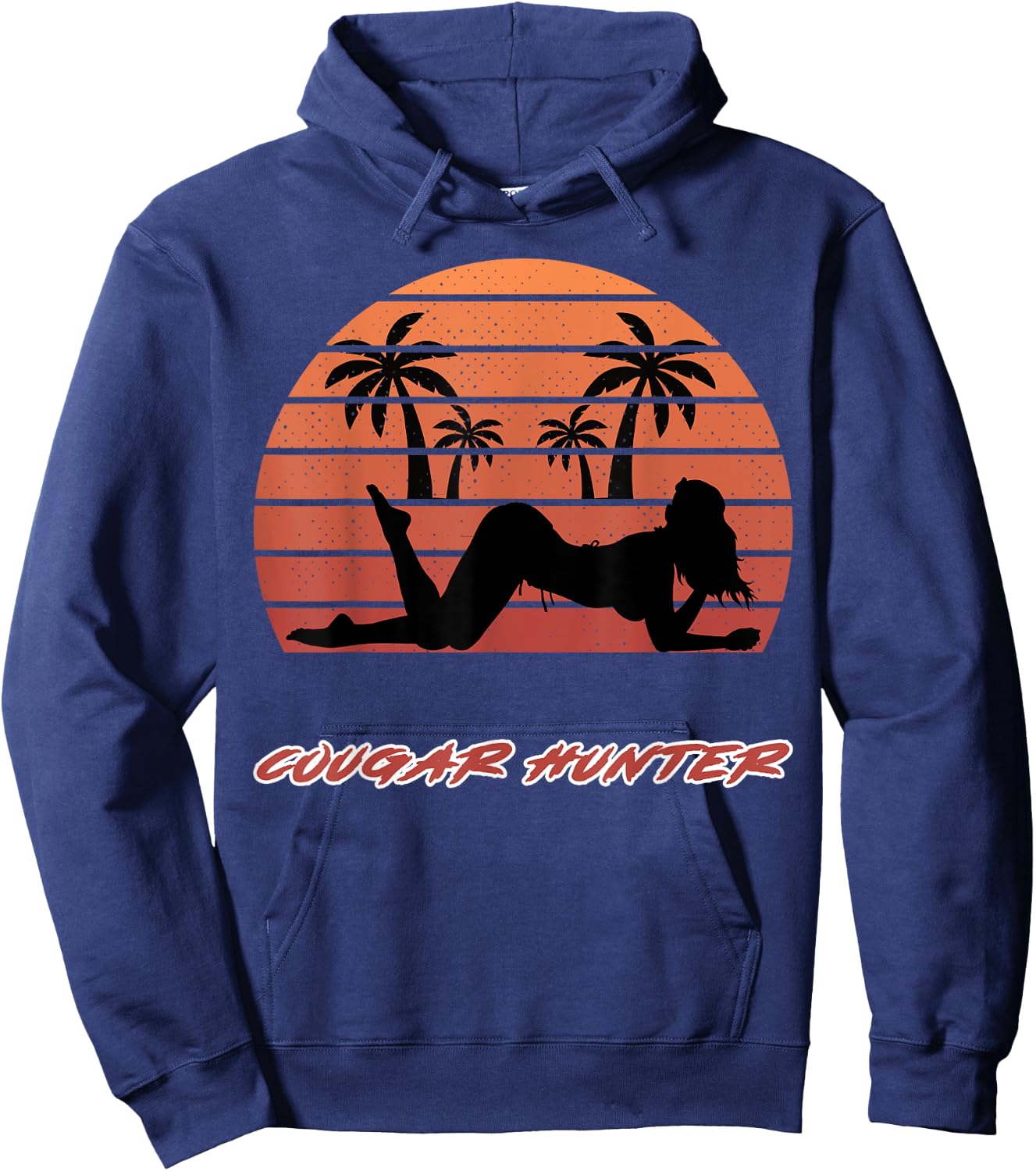 Cougar Hunter Shirt Hot Mom MILF EGirl Apparel Hoodie - Hoodie | Navy
