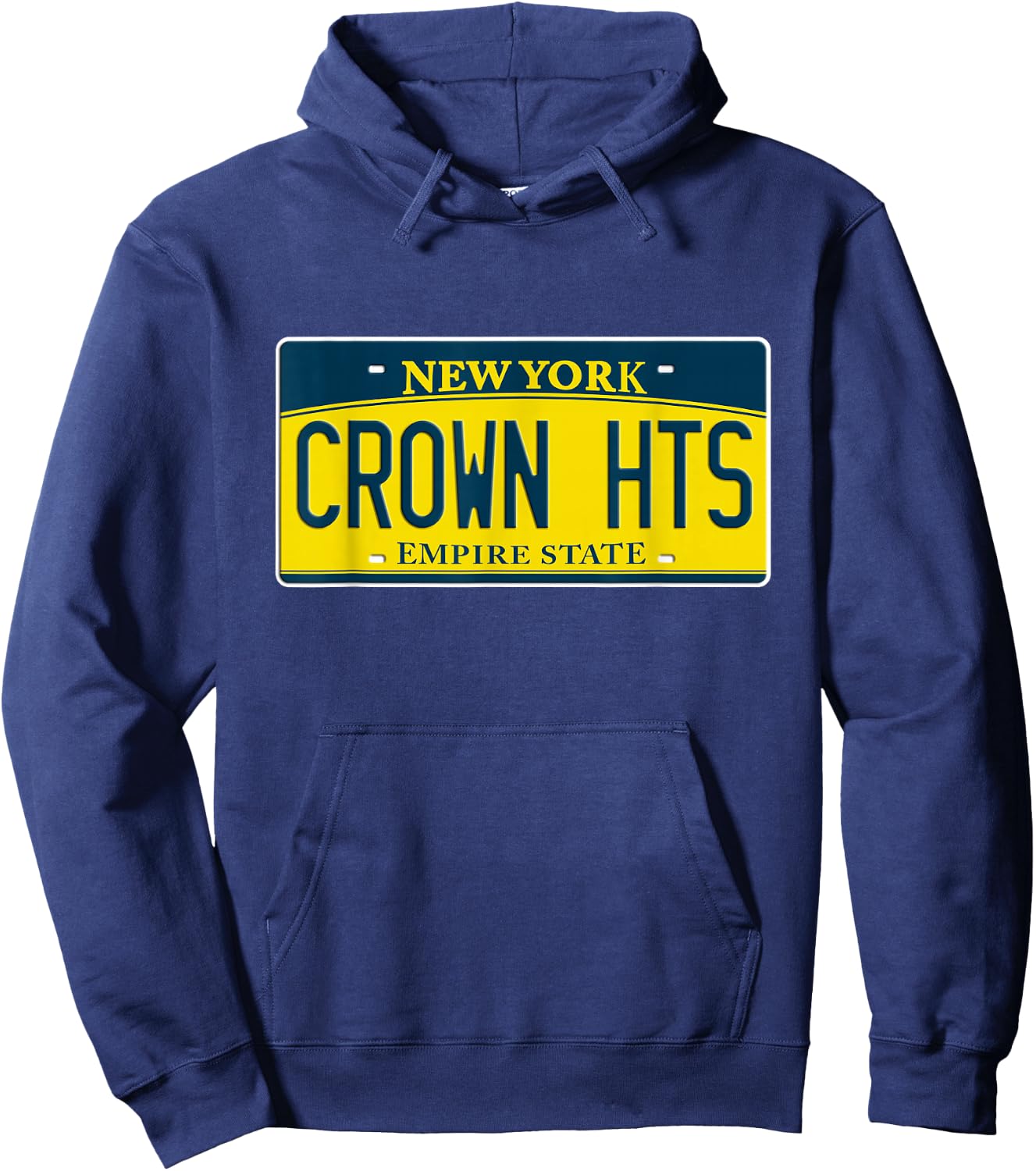 Crown Heights Brooklyn NY New York Neighborhood Hoodie - Hoodie | Navy