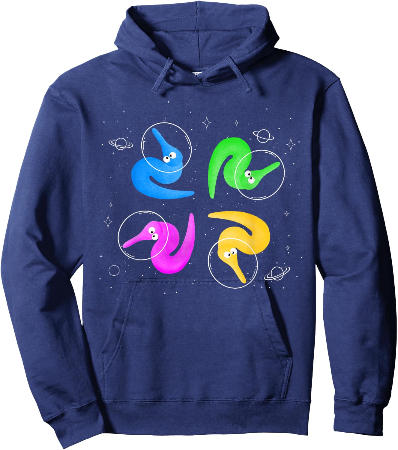 Worms on a String in The Space Hoodie - Hoodie | Navy