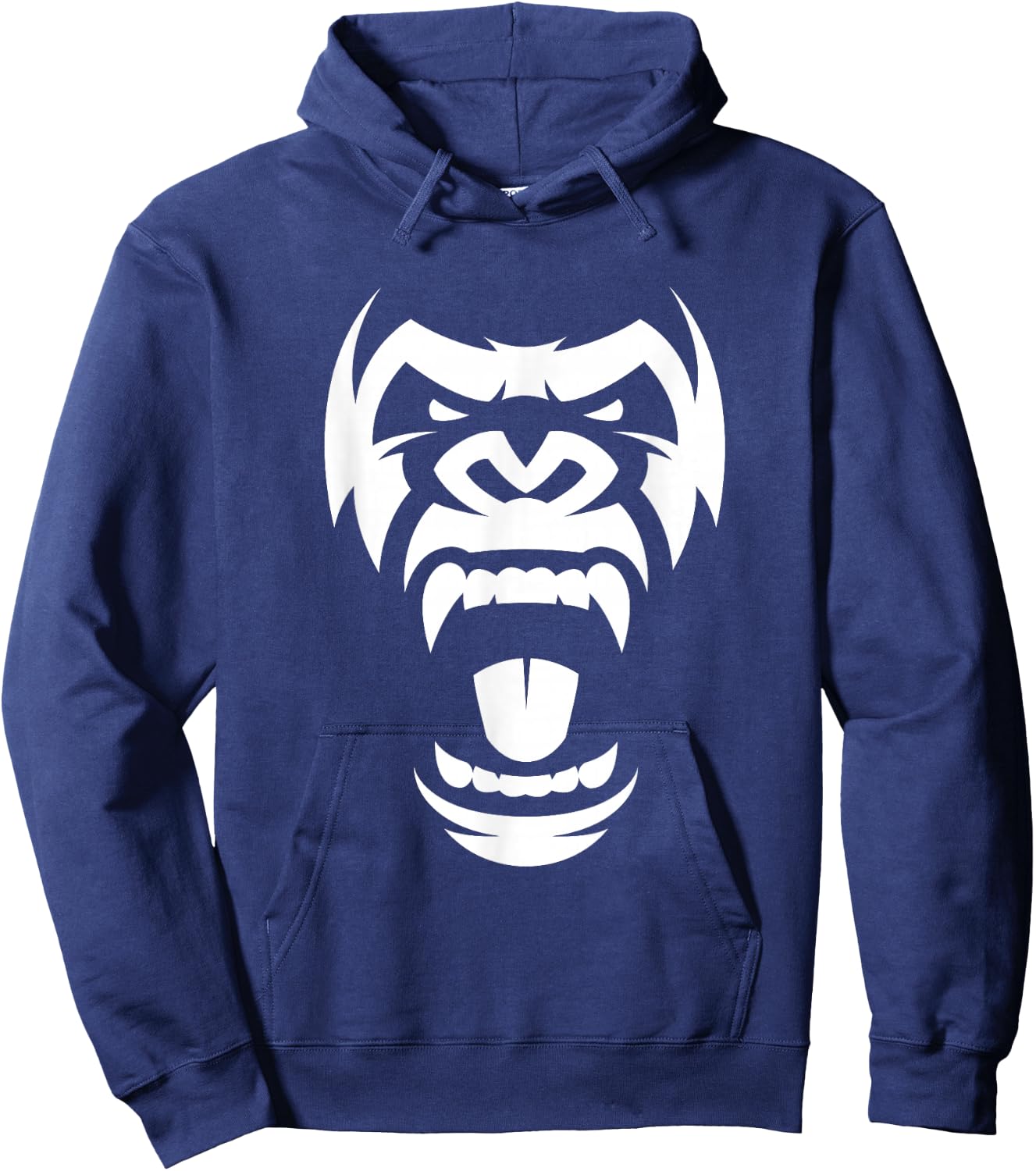 Angry Gorilla - Furious Silverback Small Hoodie - Hoodie | Navy