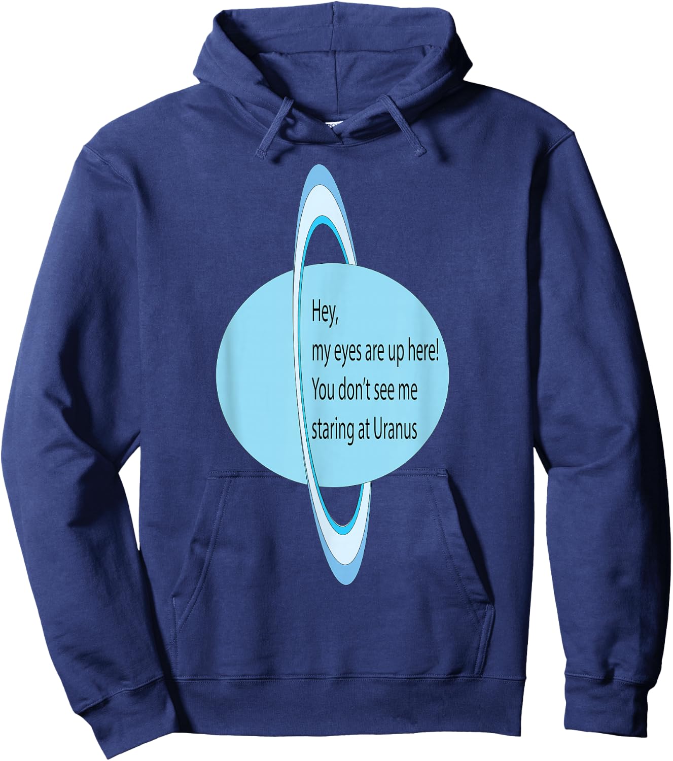 Funny Uranus Hoodie - Hoodie | Navy
