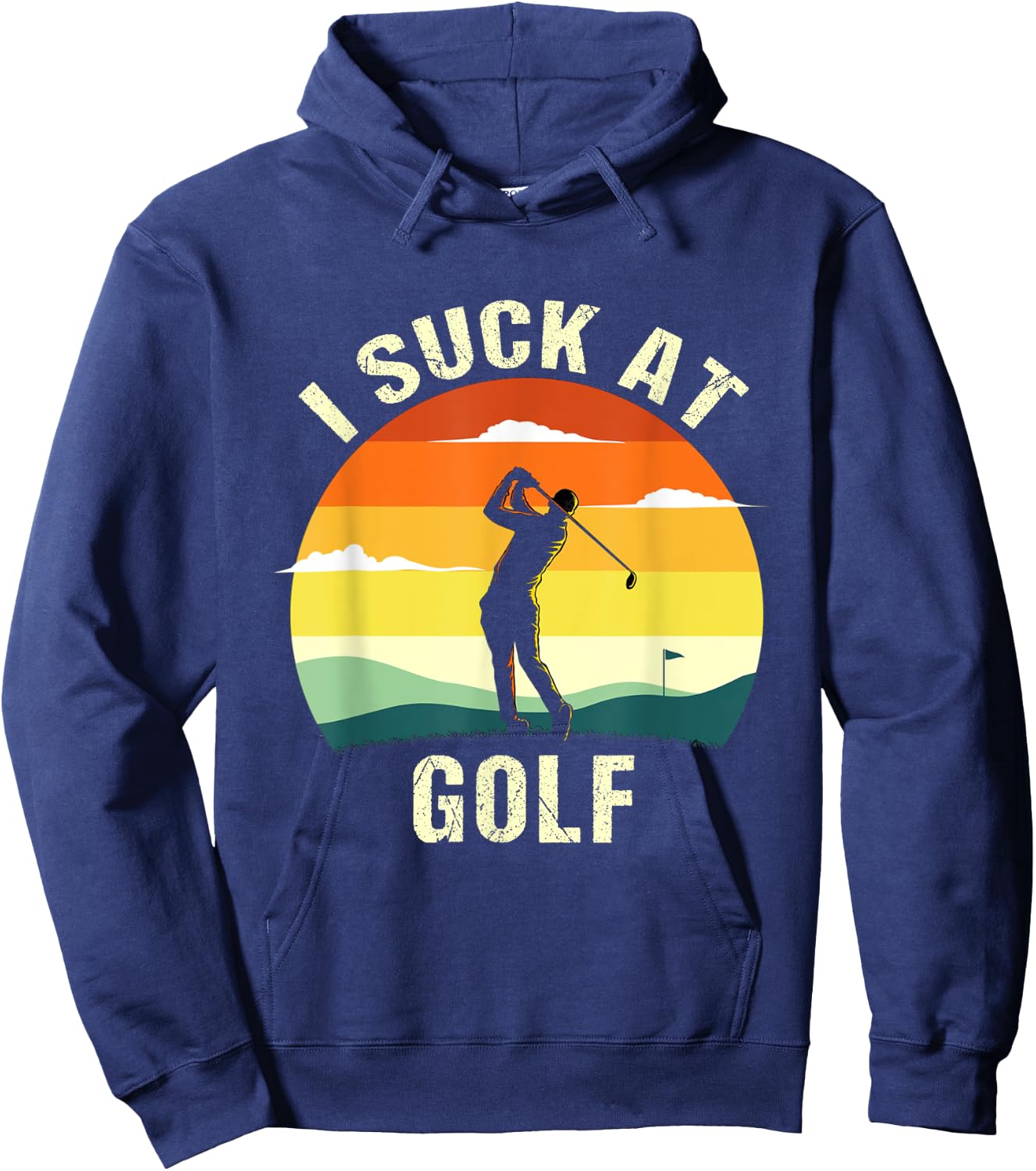 Funny I Suck At Golf Hoodie - Hoodie | Navy