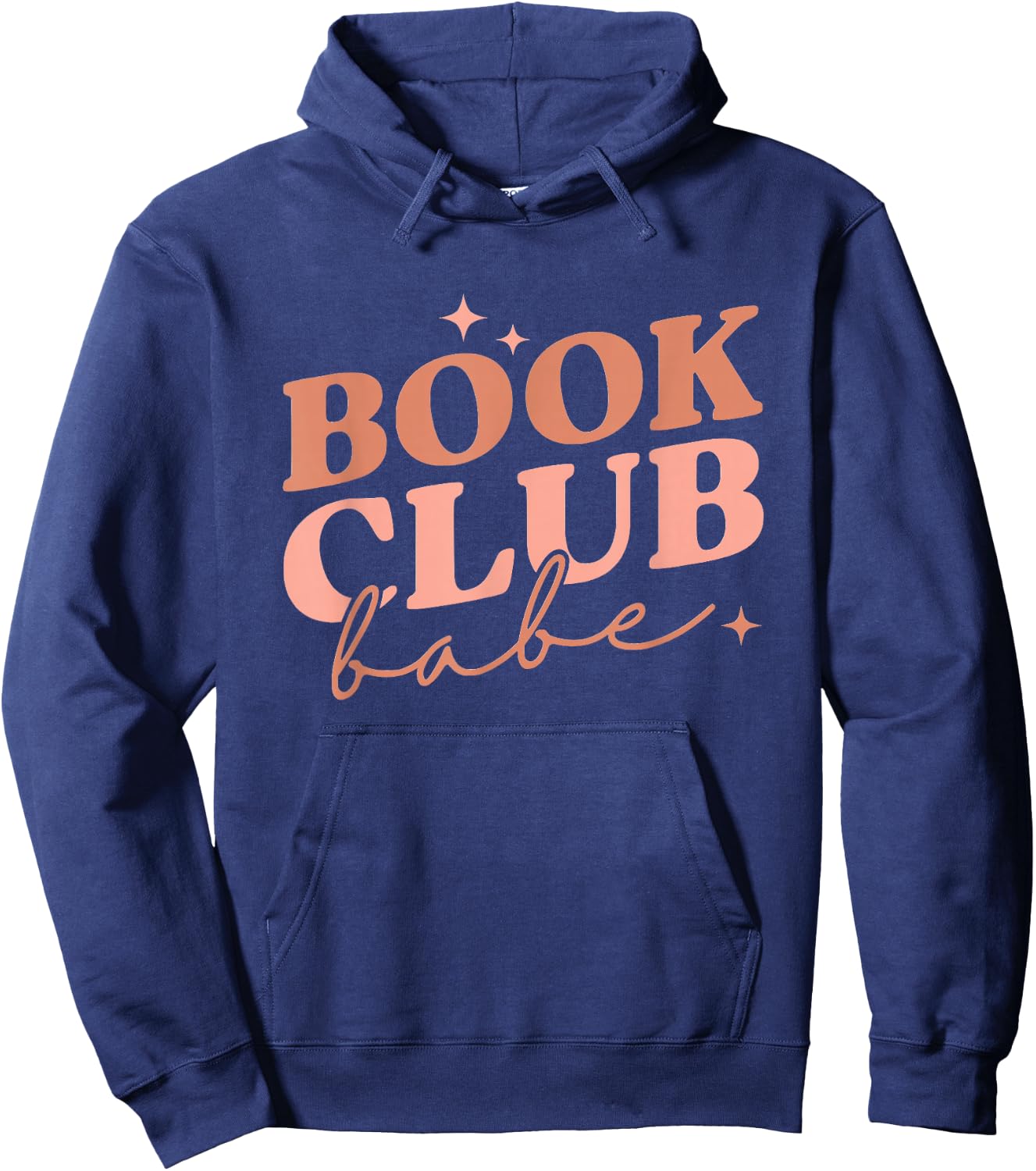 Book Club Babe Reading Book Lovers Hoodie - Hoodie | Navy