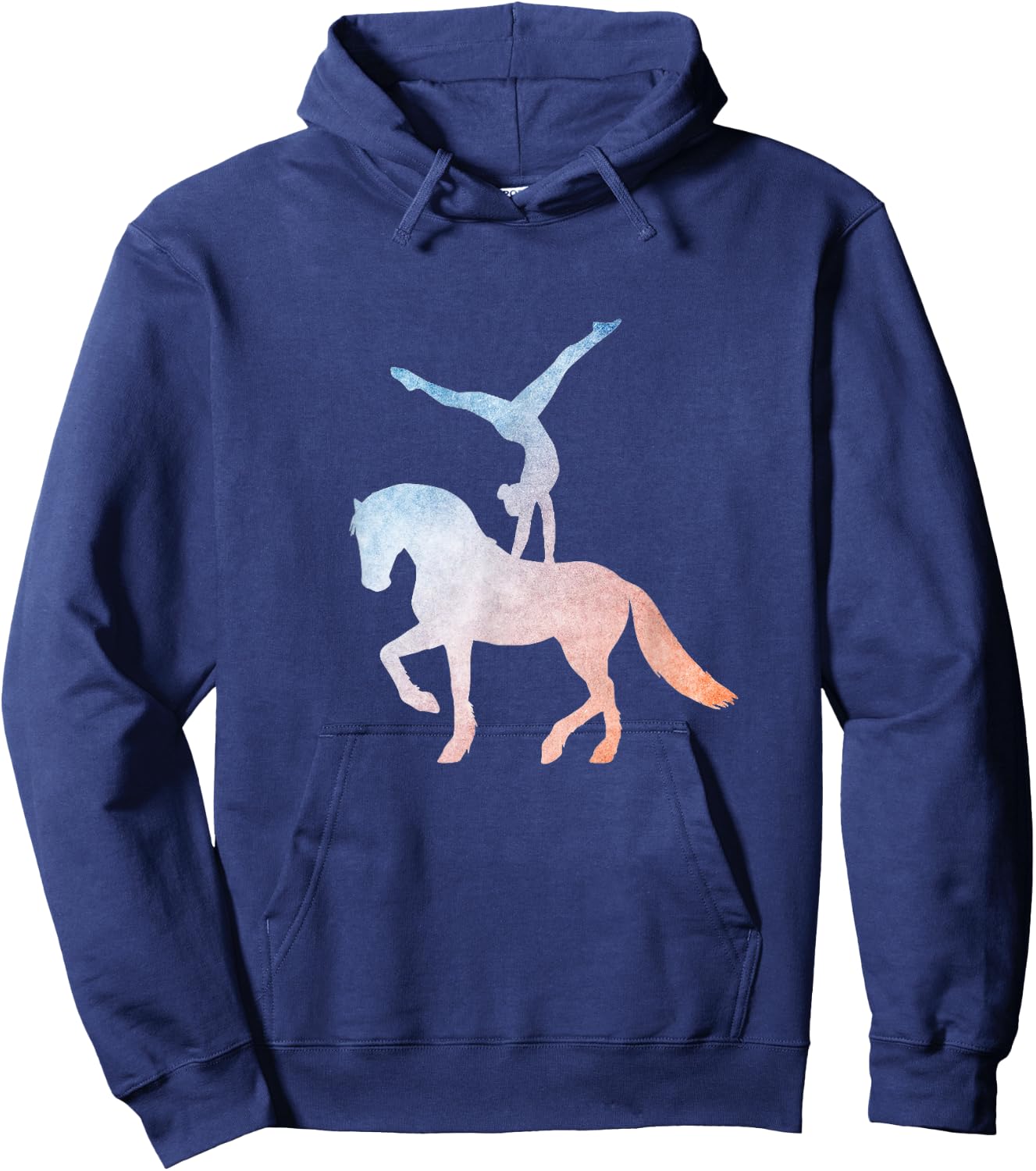 Vaulting Equestrian Sport - Horse Hoodie - Hoodie | Navy