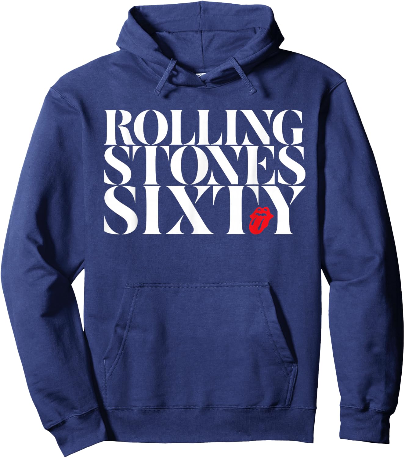 Official Rolling Stones Sixty Hoodie - Hoodie | Navy