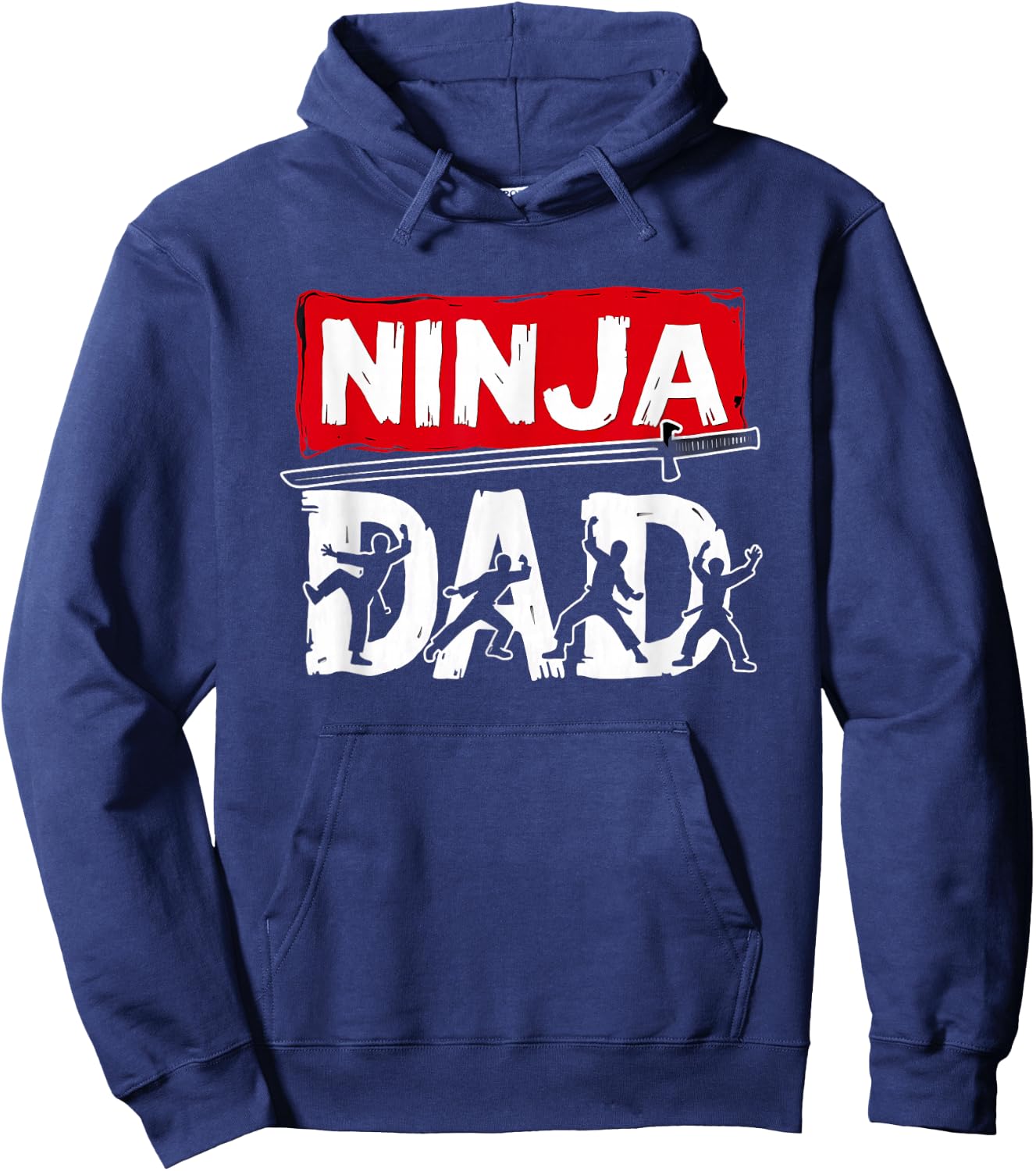 Ninja Dad Fathers Day Hoodie - Hoodie | Navy