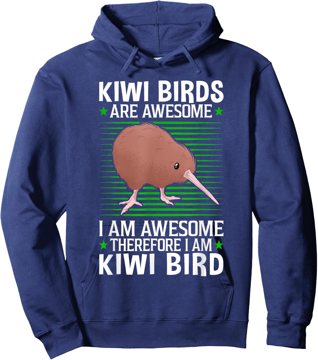 Kiwi Birds are awesome flightless Kiwi bird Hoodie - Hoodie | Navy