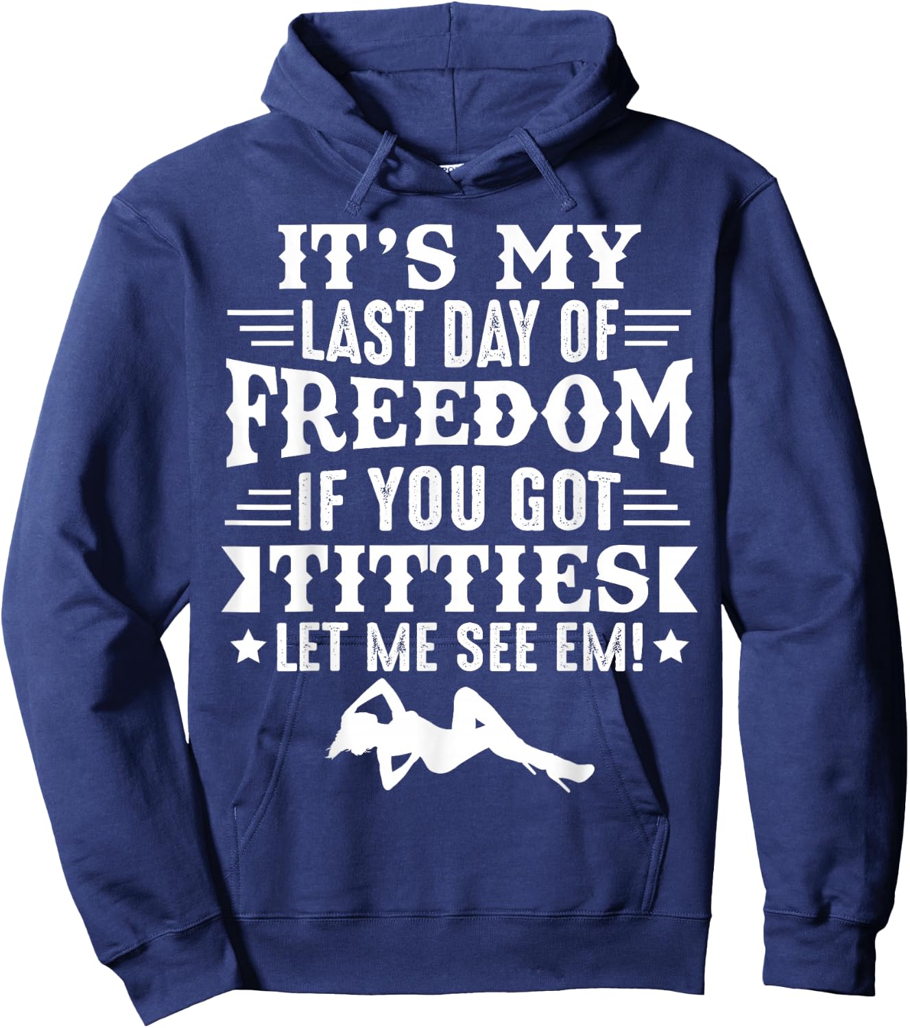 Got Titties Bachelor Party Stag Groom Gag Funny Hoodie - Hoodie | Navy