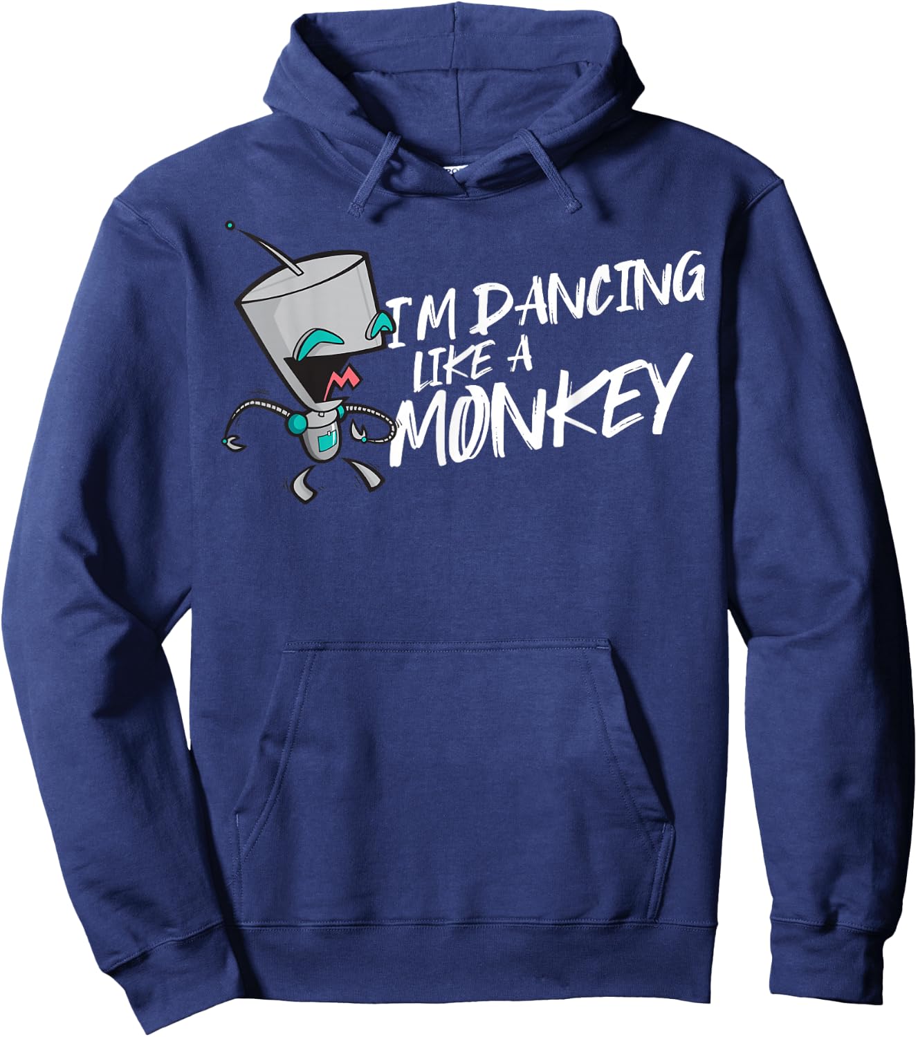 Invader Zim Gir I'm Dancing Like A Monkey Hoodie - Hoodie | Navy