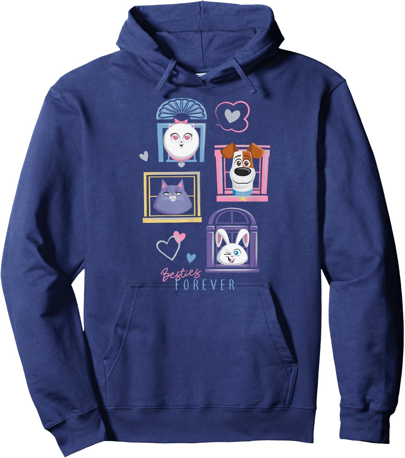 The Secret Life of Pets 2 Besties Forever Hoodie - Hoodie | Navy