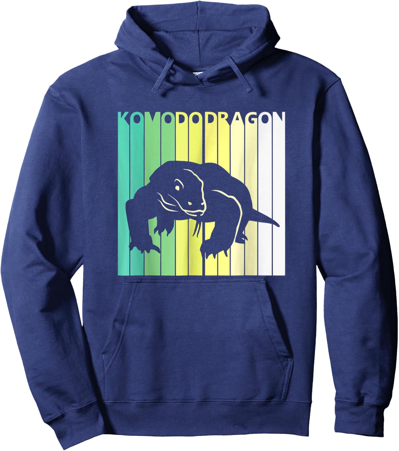Wild Animal Komodo Dragon St Patrick's Day Hoodie - Hoodie | Navy