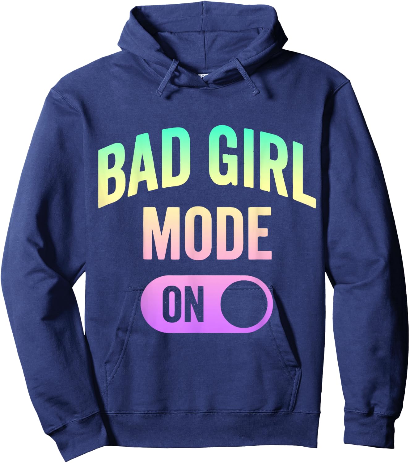 Bad Girl Mode On Baddie Girls Night Out Hoodie - Hoodie | Navy