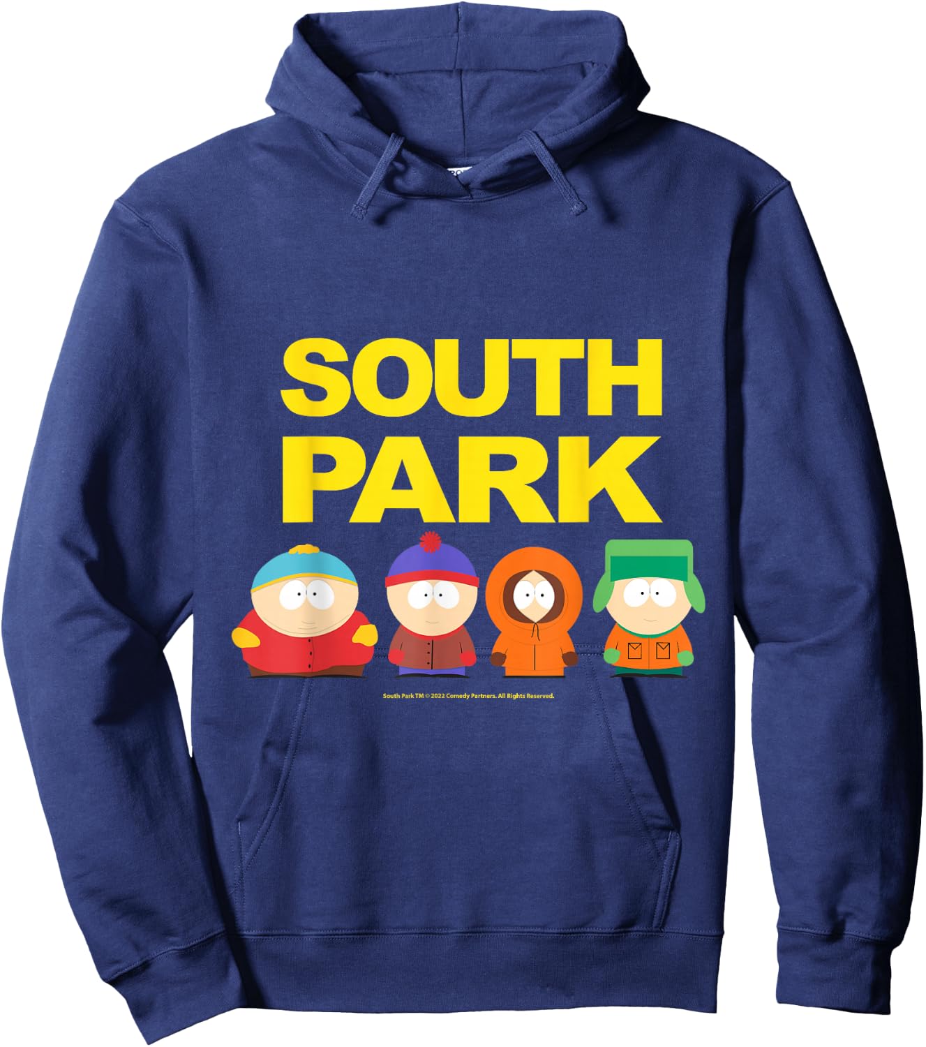 South Park Gang Below Logo Hoodie - Hoodie | Navy