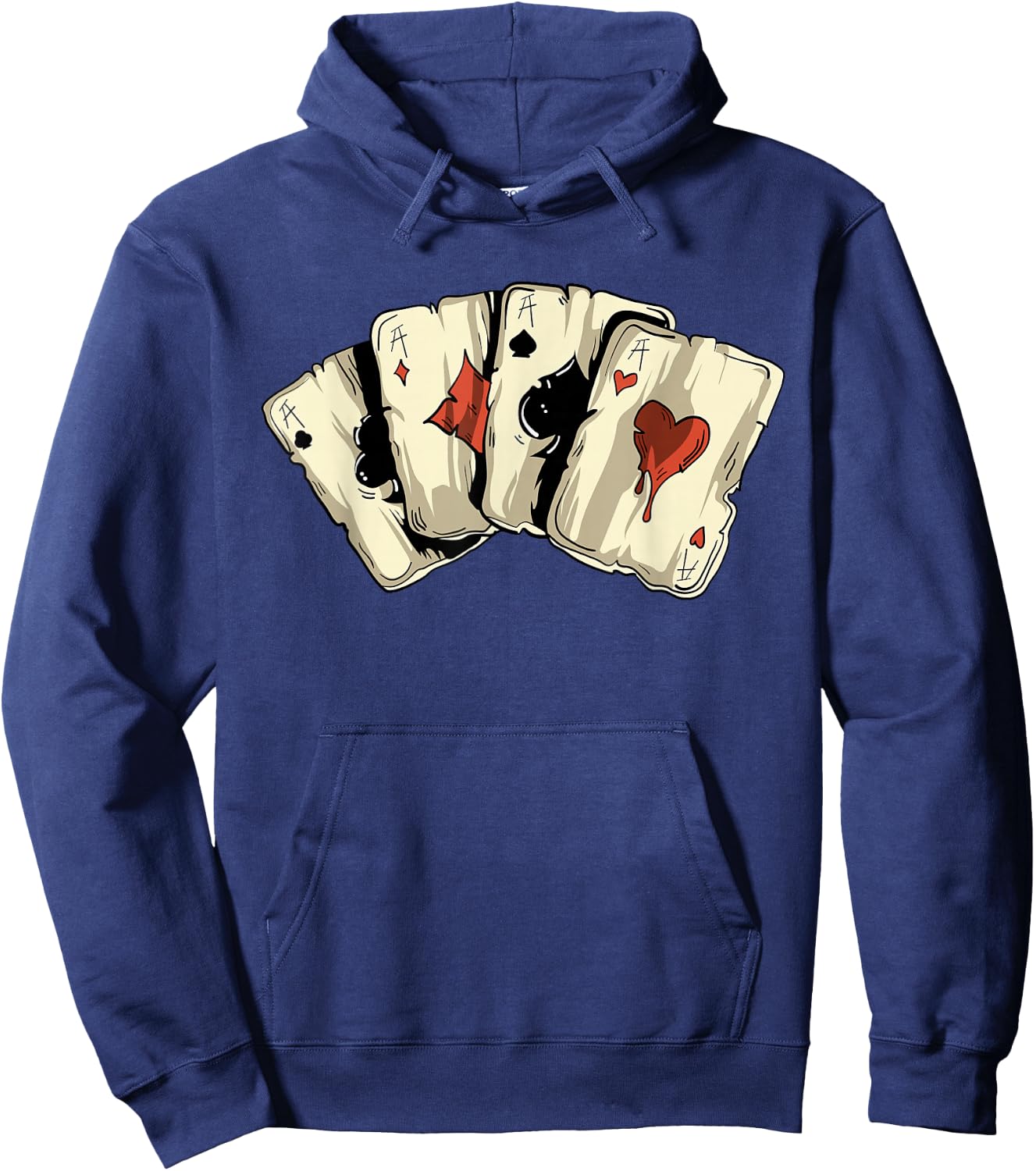 Poker Player Texas Holdem - Card Game Poker Hoodie - Hoodie | Navy