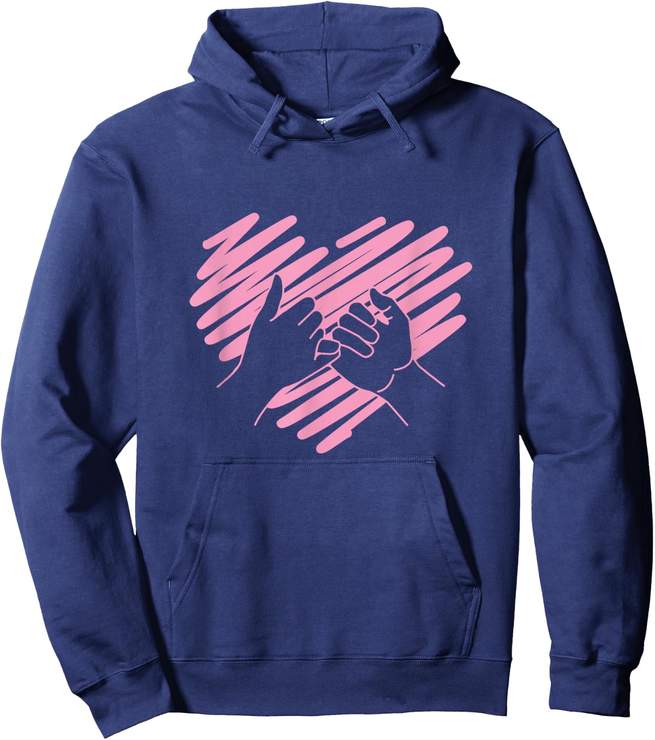 Best Friend Pinky Promise - Aesthetic Gift Hoodie - Hoodie | Navy